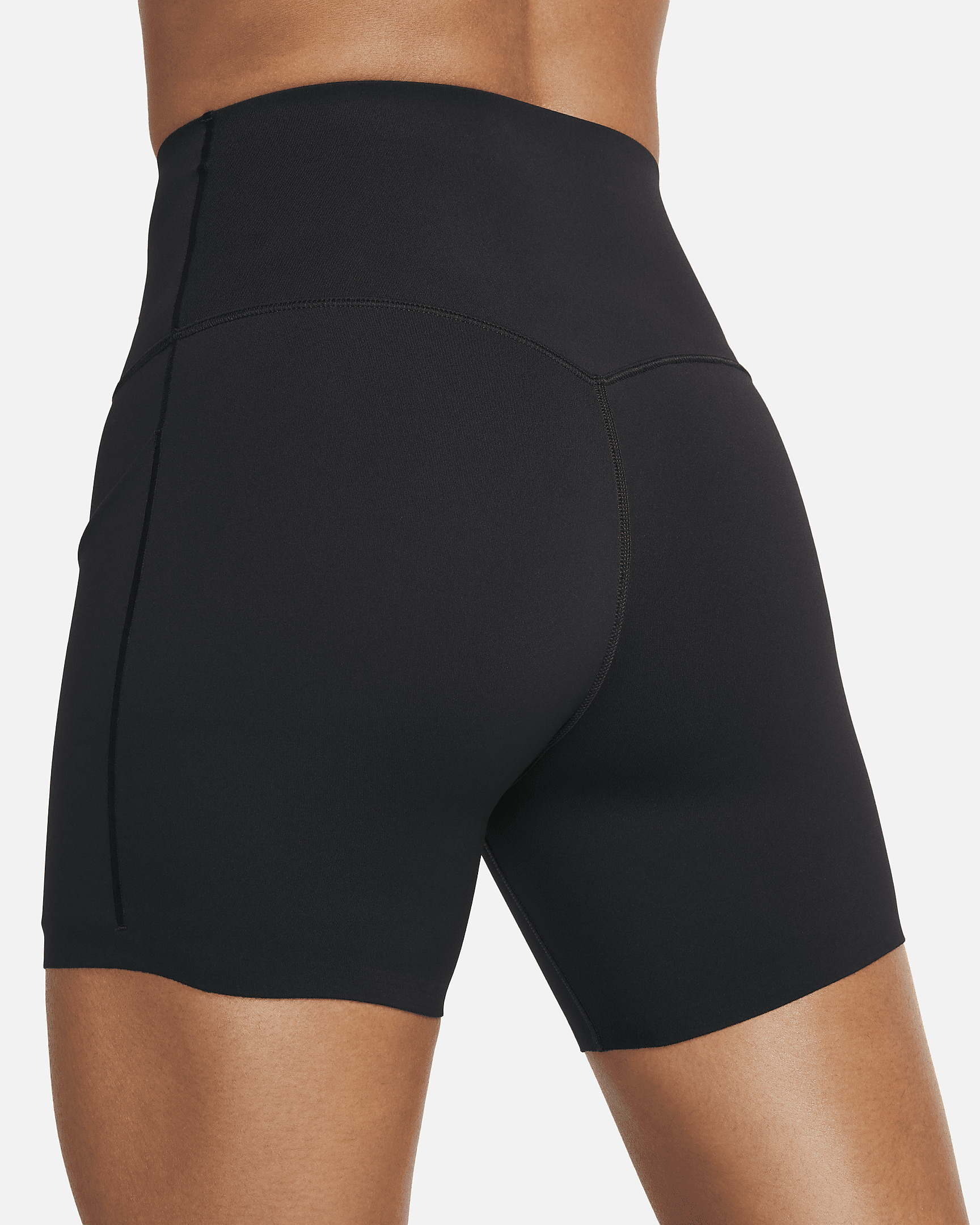 Nike Universa Women's Medium-Support High-Waisted 5" Biker Shorts with Pockets - 6