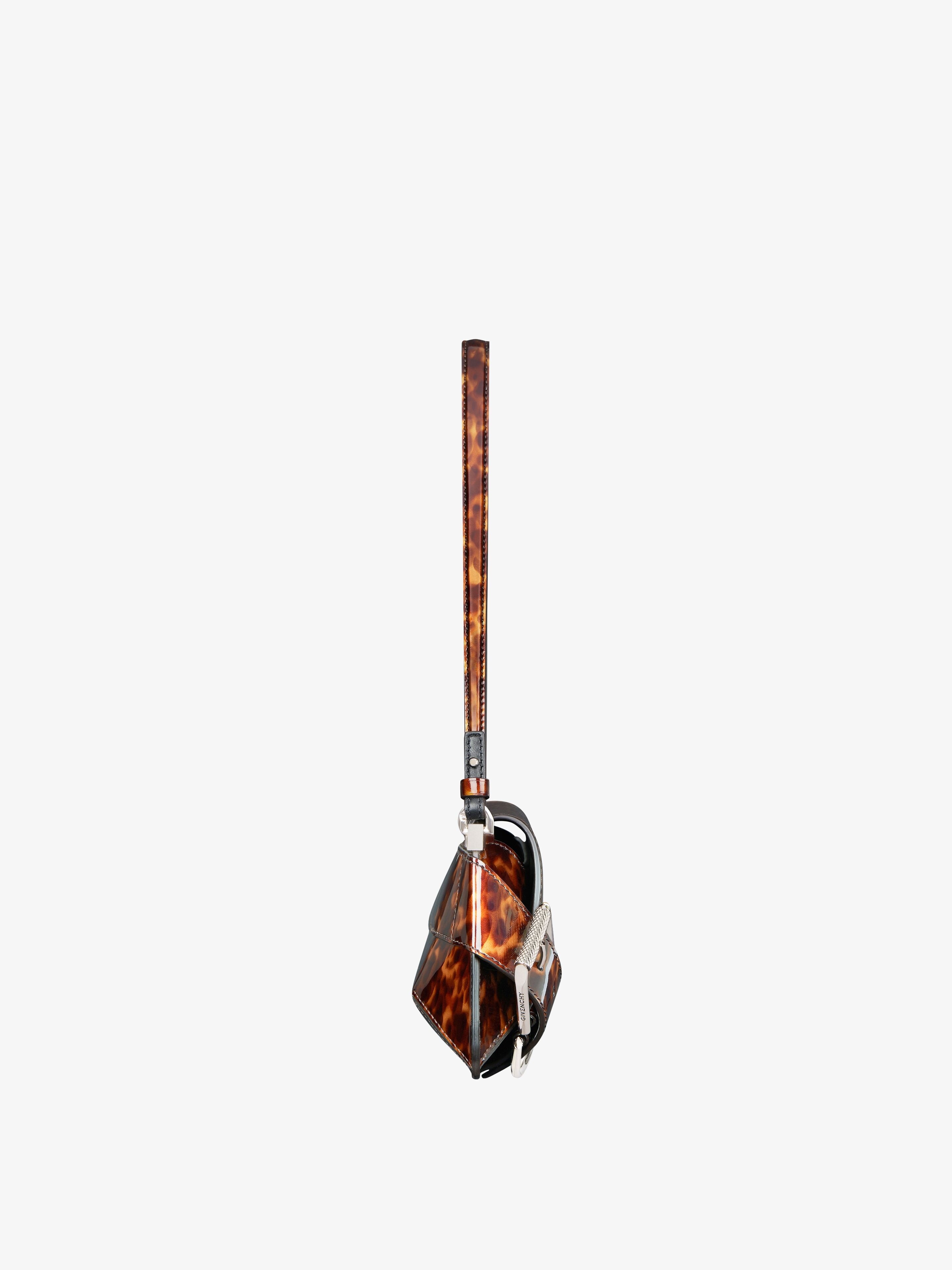 VOYOU SHOULDER FLAP BAG IN TORTOISESHELL LEATHER - 3