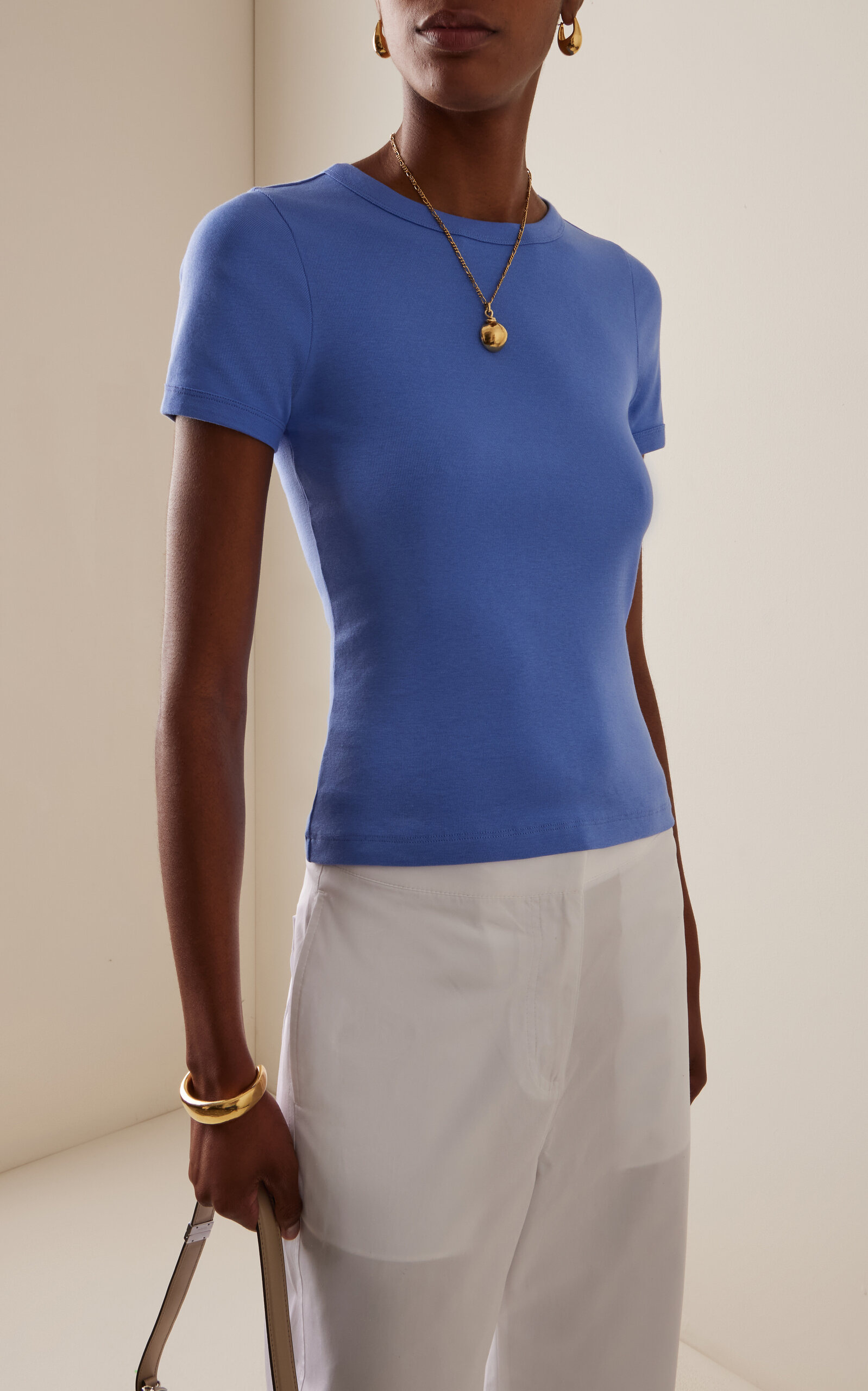 Car Cotton T-Shirt blue - 3