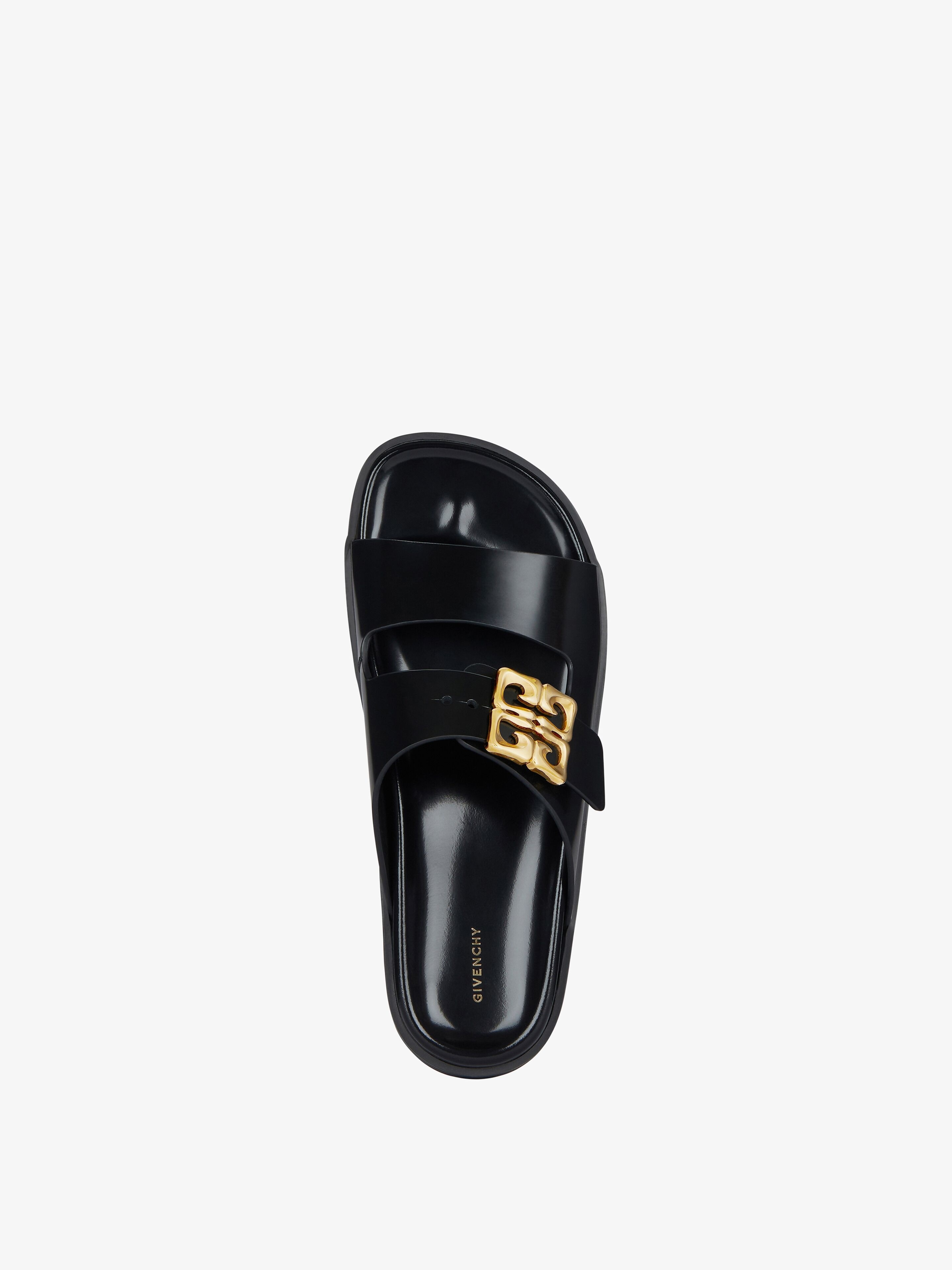 4G LIQUID FLAT MULES IN LEATHER - 3