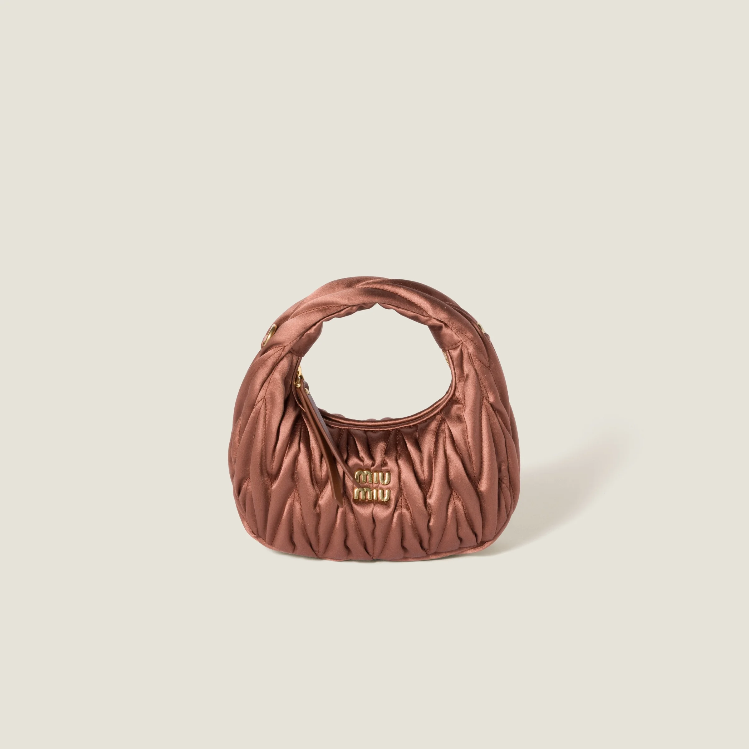 Wander matelassé satin mini-bag - 1