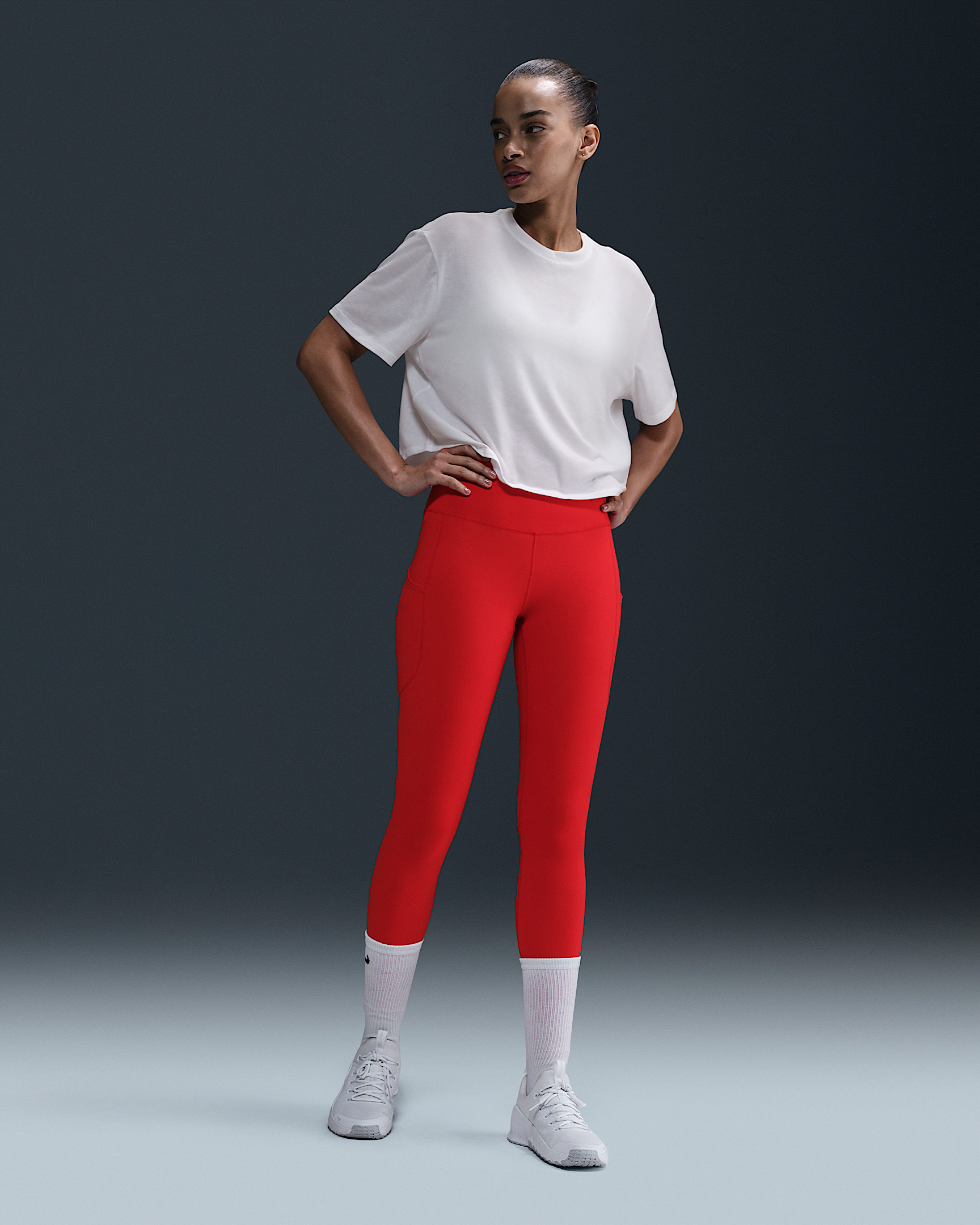Nike One Relaxed Women's Dri-FIT Cropped Short-Sleeve Top - 4