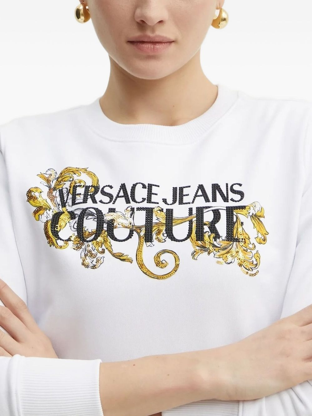 sequin-embellished sweatshirt - 3