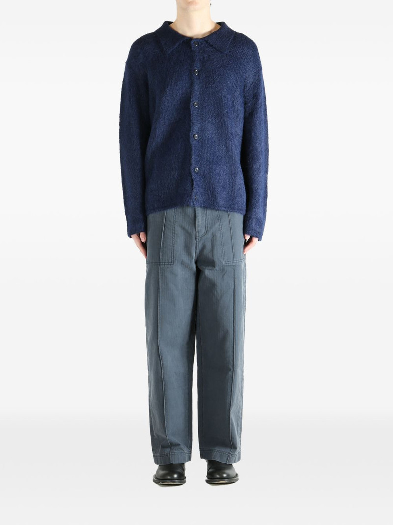 The Elder Statesman buttoned collared shirt outlook