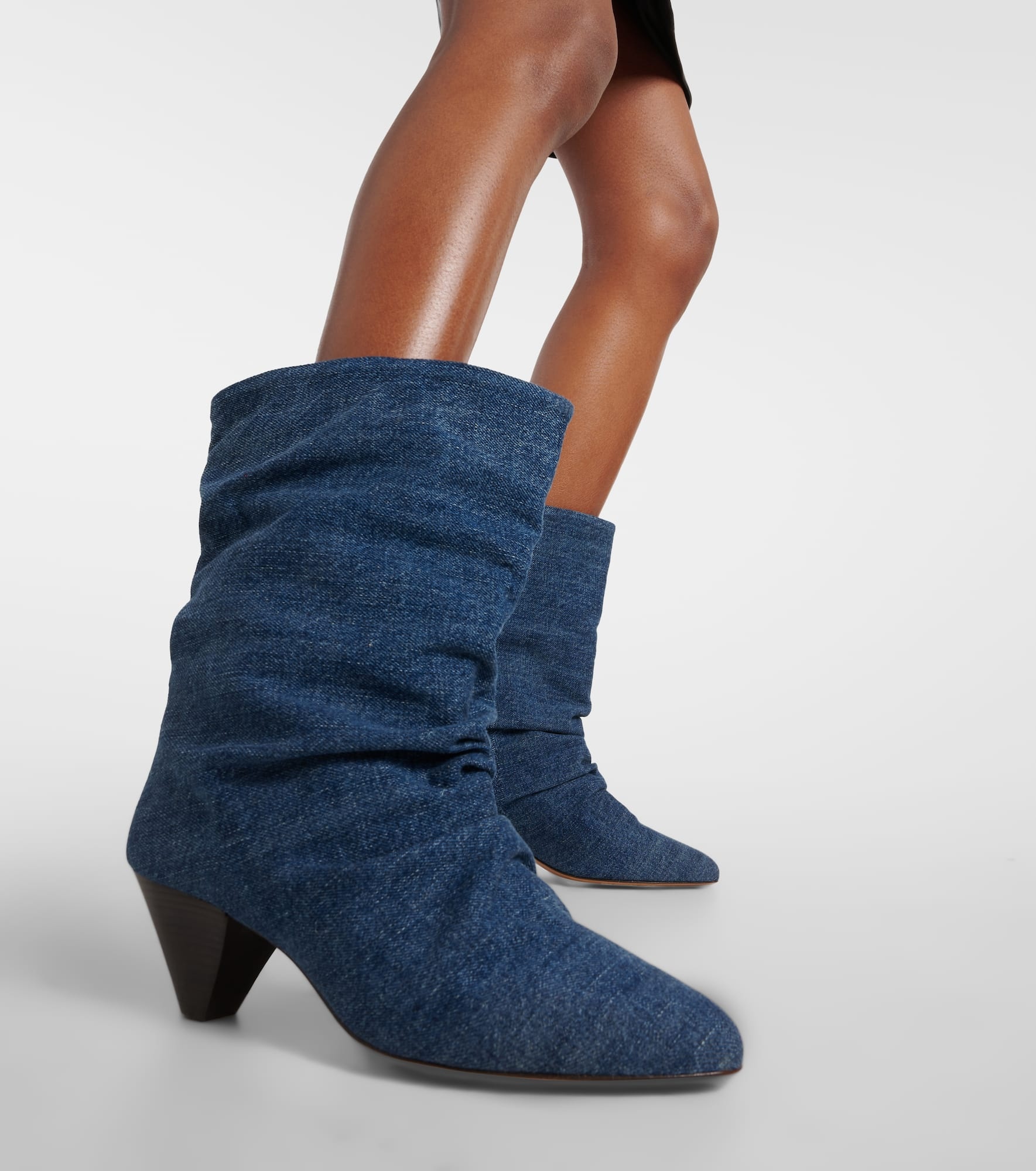 Reachi denim ankle boots - 4