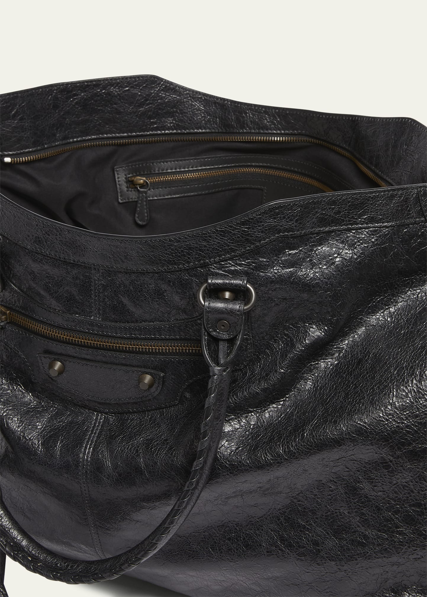 Men's Le City Leather Travel Duffel Bag - 4