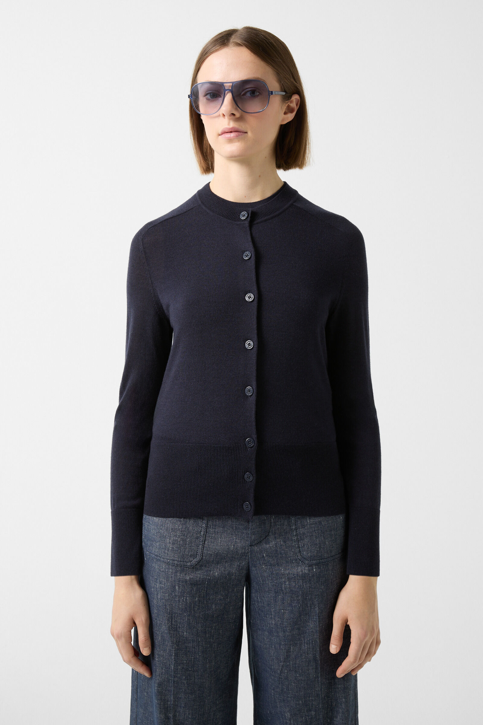 Ilma Cardigan in Navy blue - 2