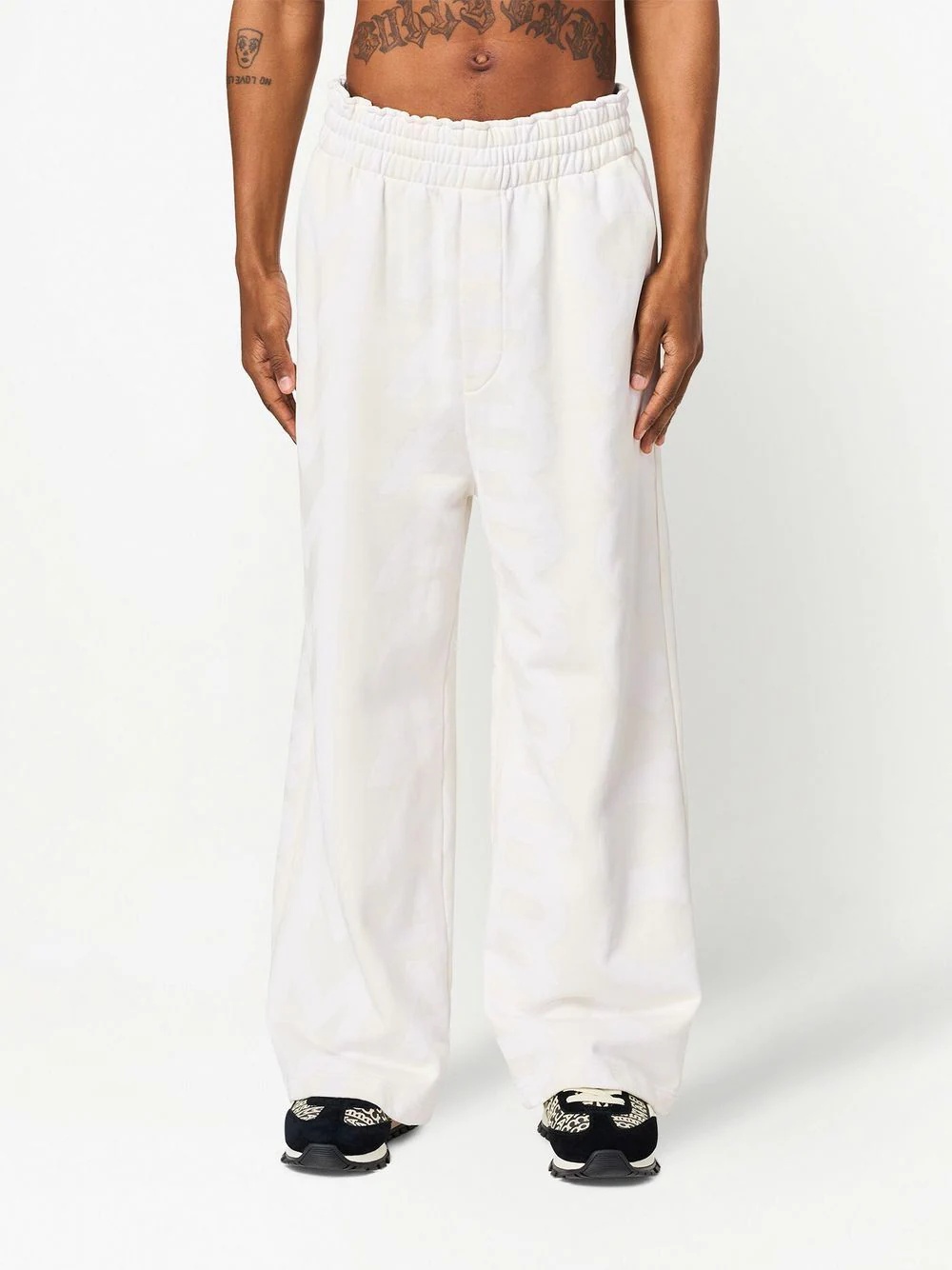The Monogram wide-leg track pants - 4
