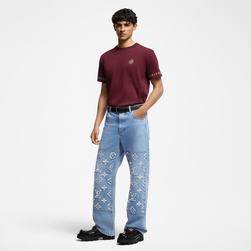 Louis Vuitton Signature Short-Sleeved Cotton Crewneck outlook