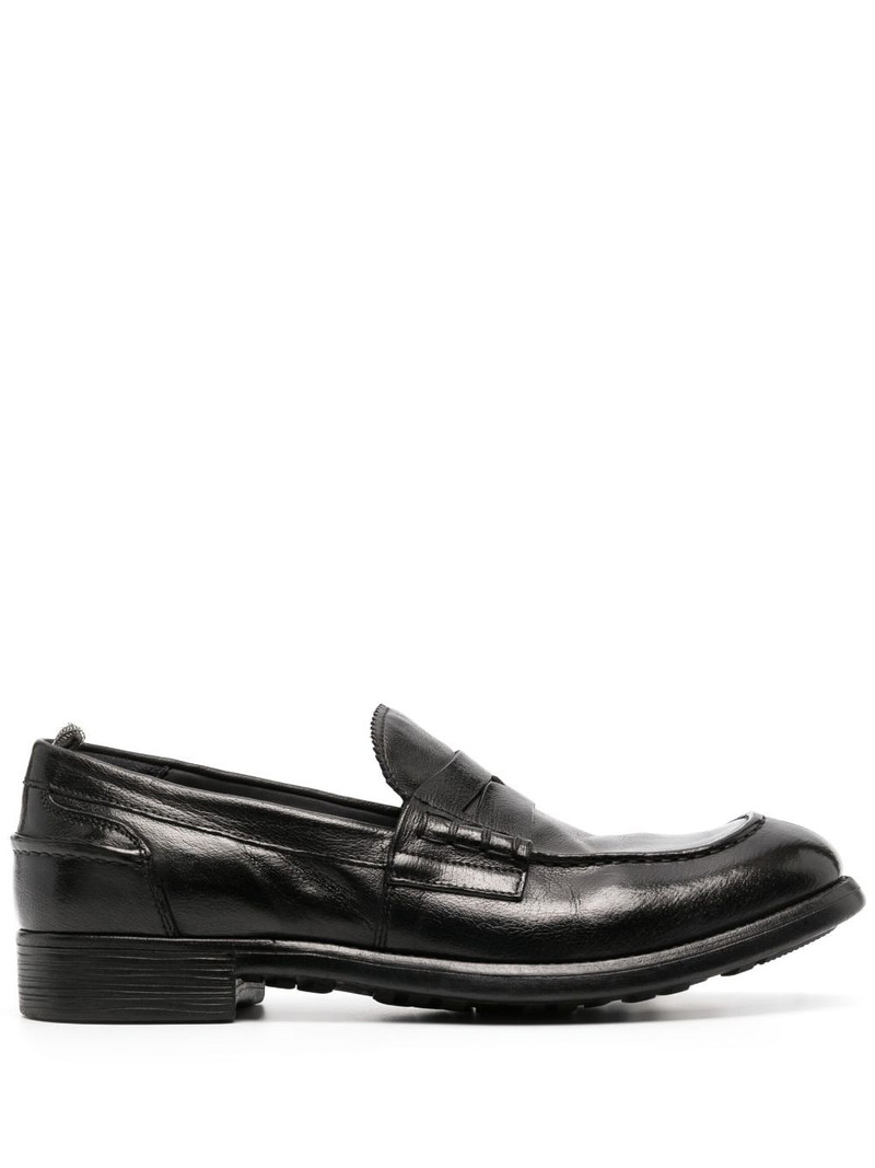 penny-slot leather loafers 1