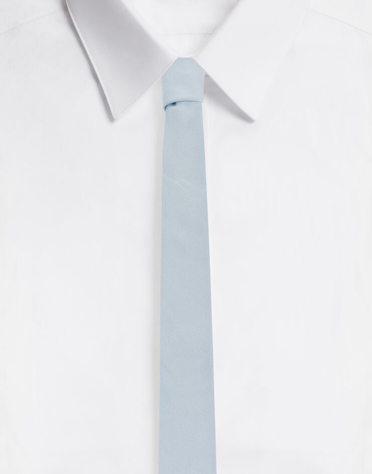 6 cm blade tie in silk faille - 1