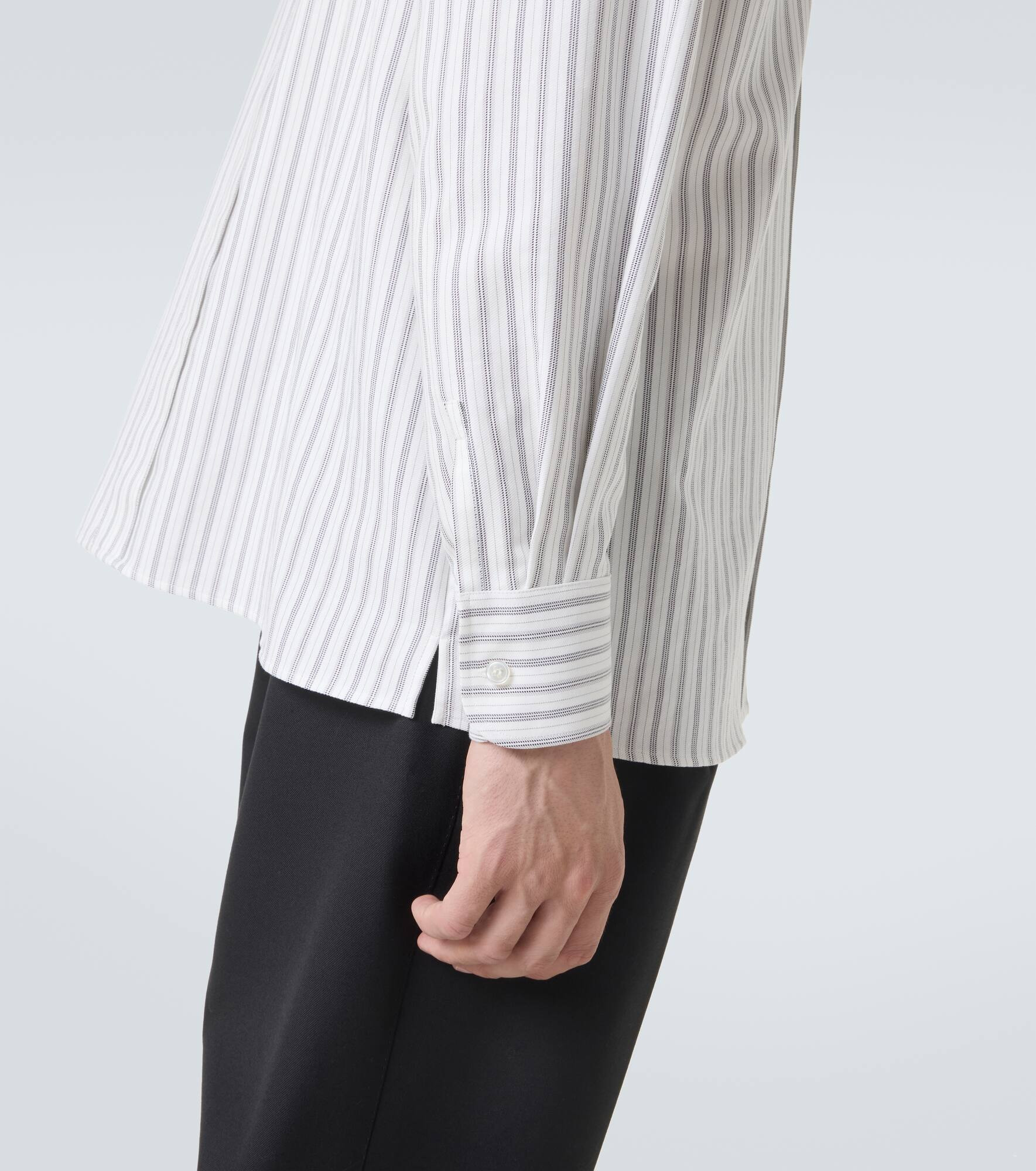 Striped cotton shirt - 7