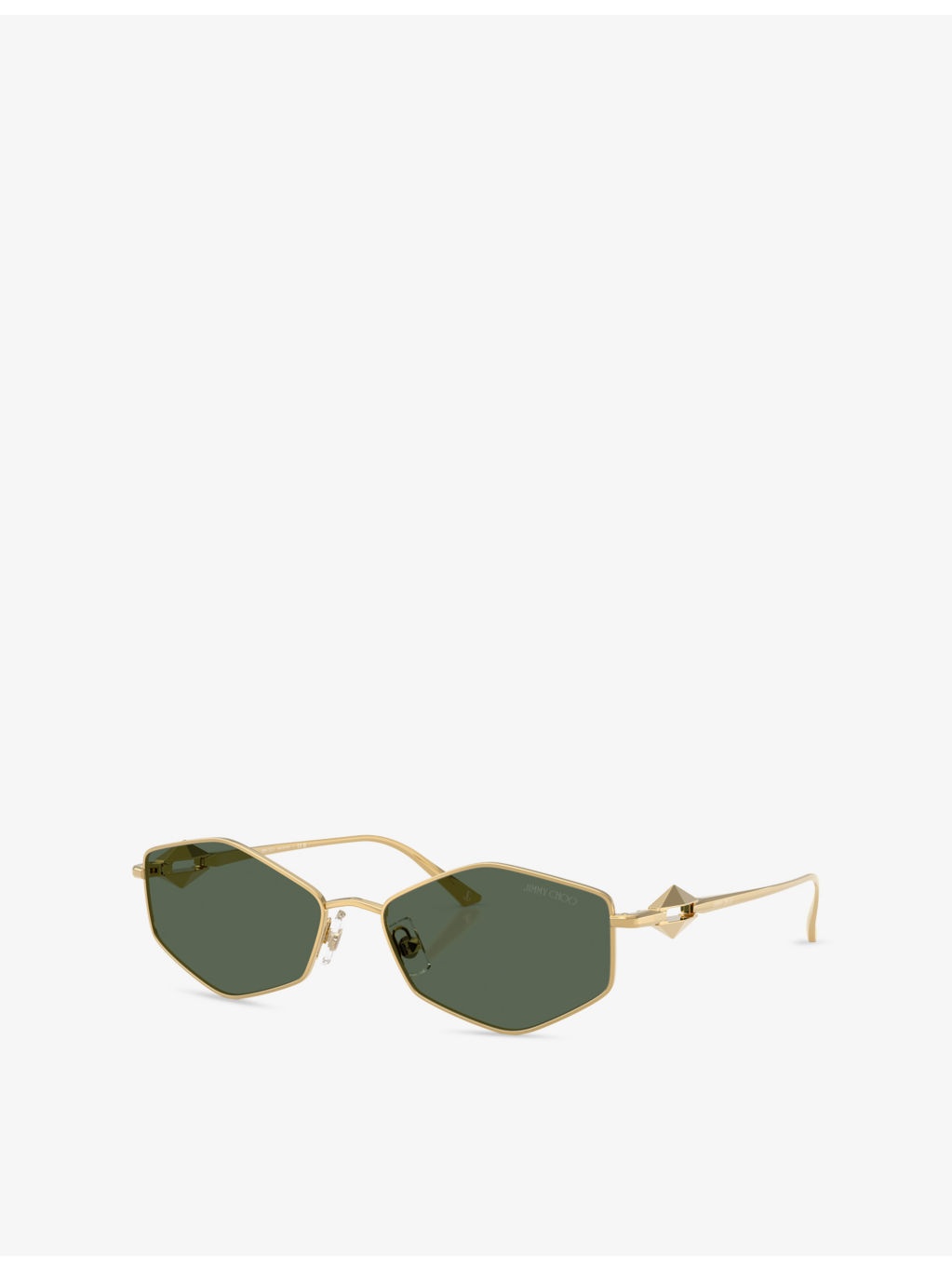 JC4017 Oval-Frame Metal Sunglasses - 2