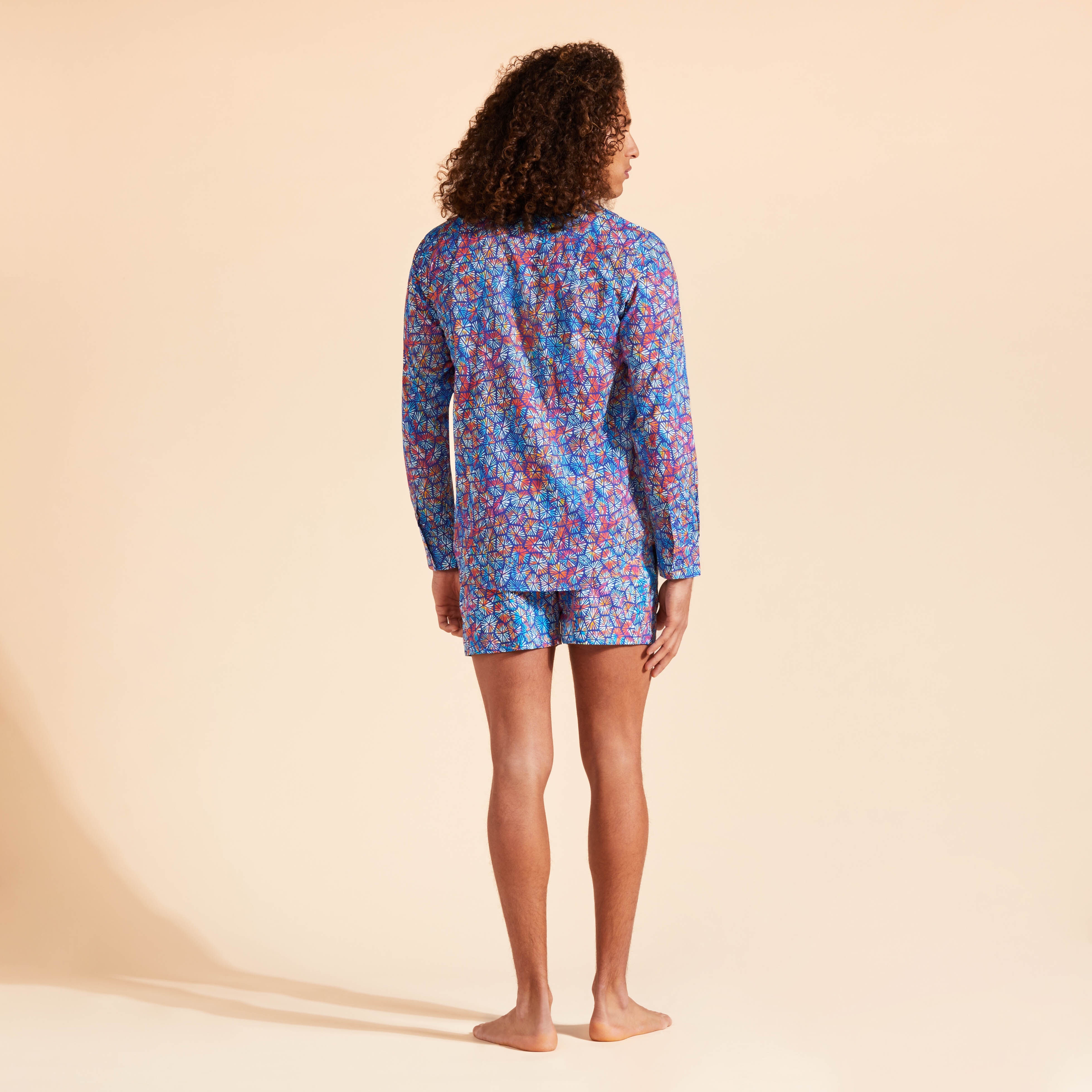 Unisex Cotton Voile Lightweight Shirt Carapaces Multicolores - 5
