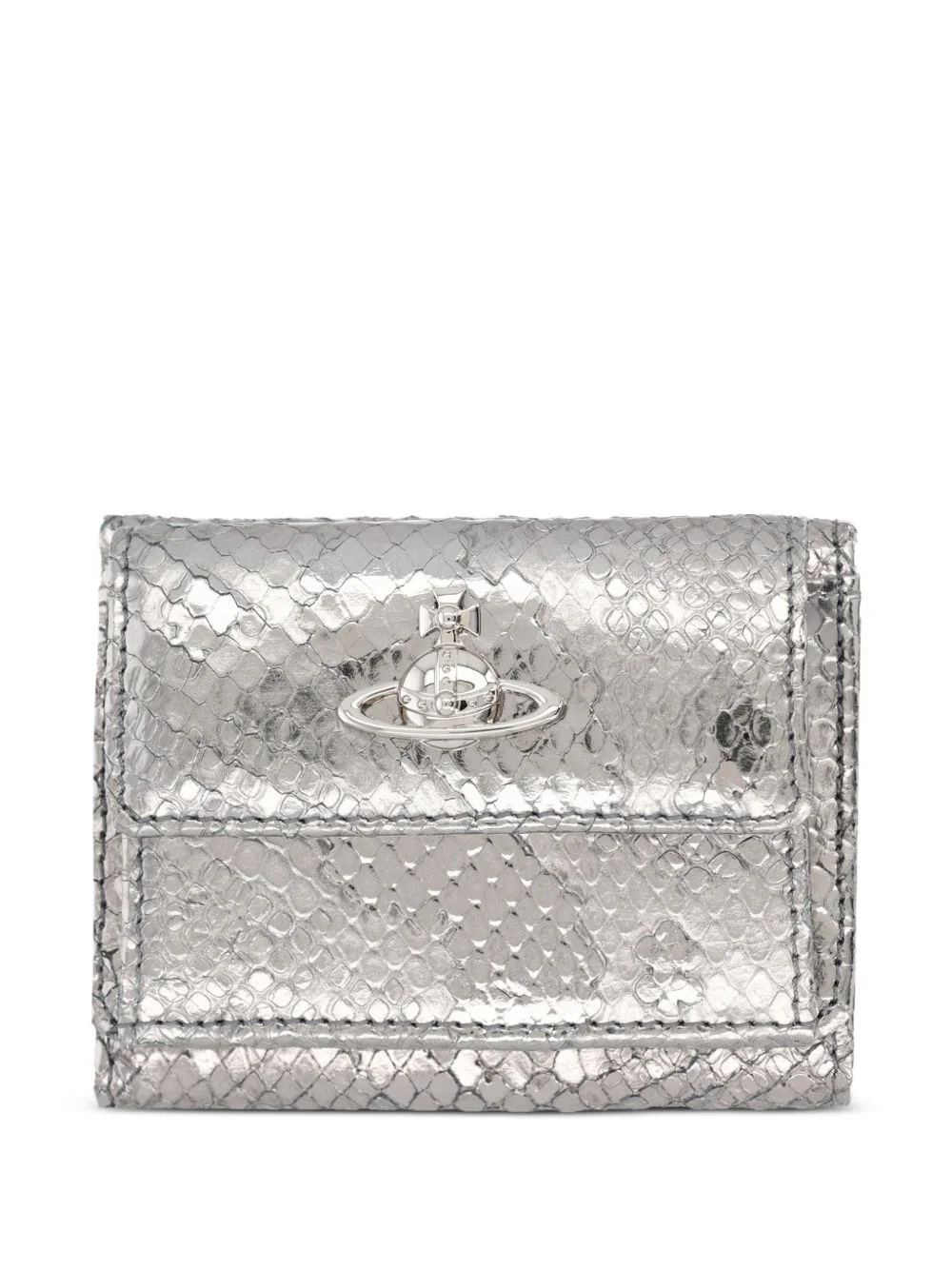 Orb snakeskin-effect wallet - 1