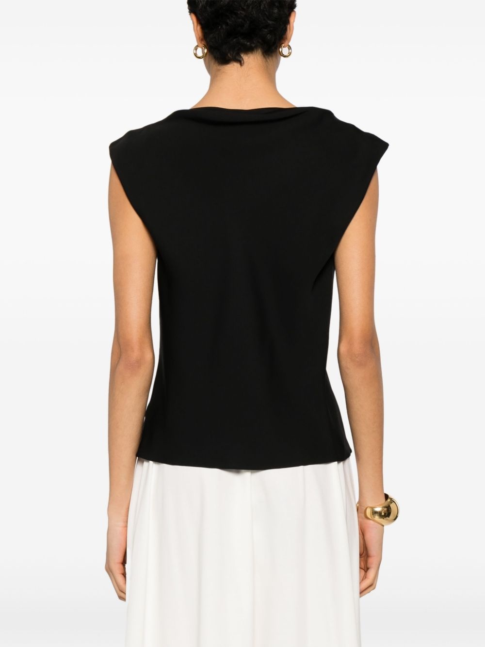 cowl-neck blouse - 4