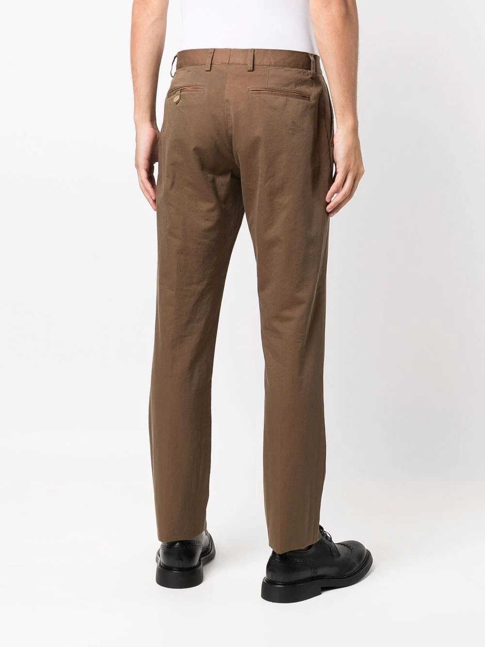 straight-leg cotton chinos - 4