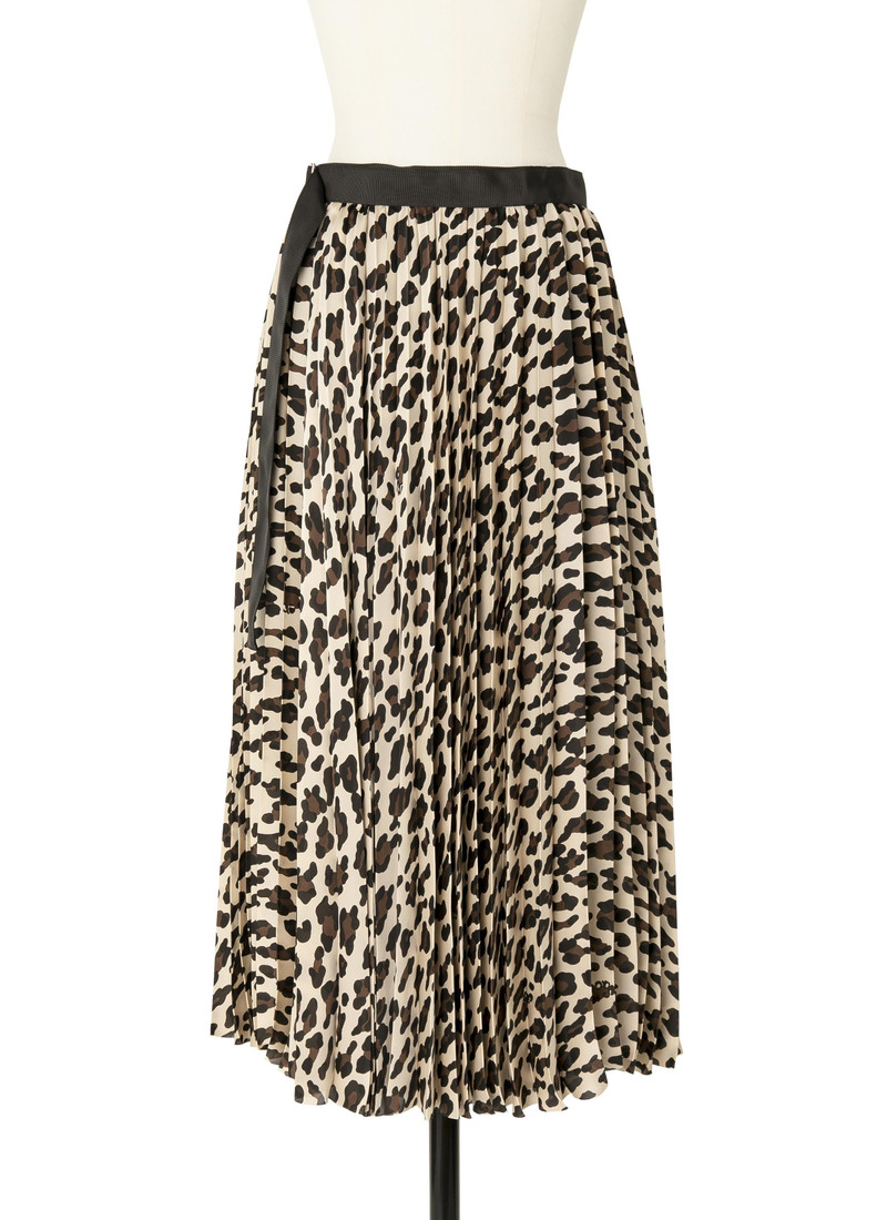Leopard Print Skirt - 1