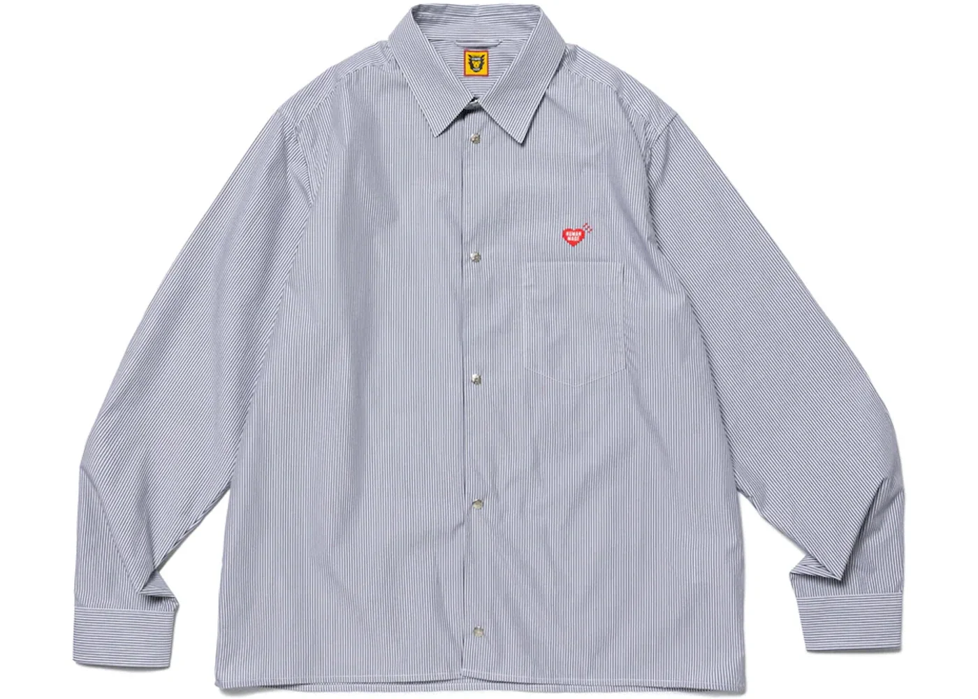 Human Made Snap Button L/S Shirt Black - 1