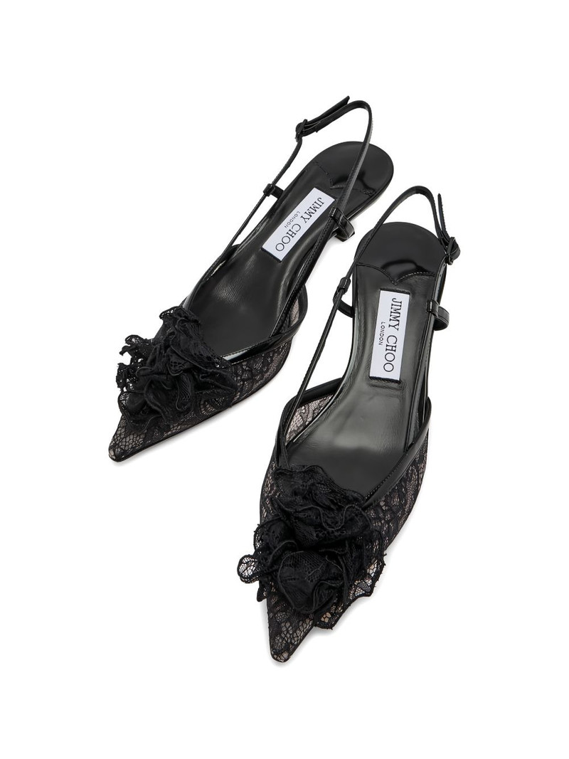 Mimmi lace-flower pumps 3