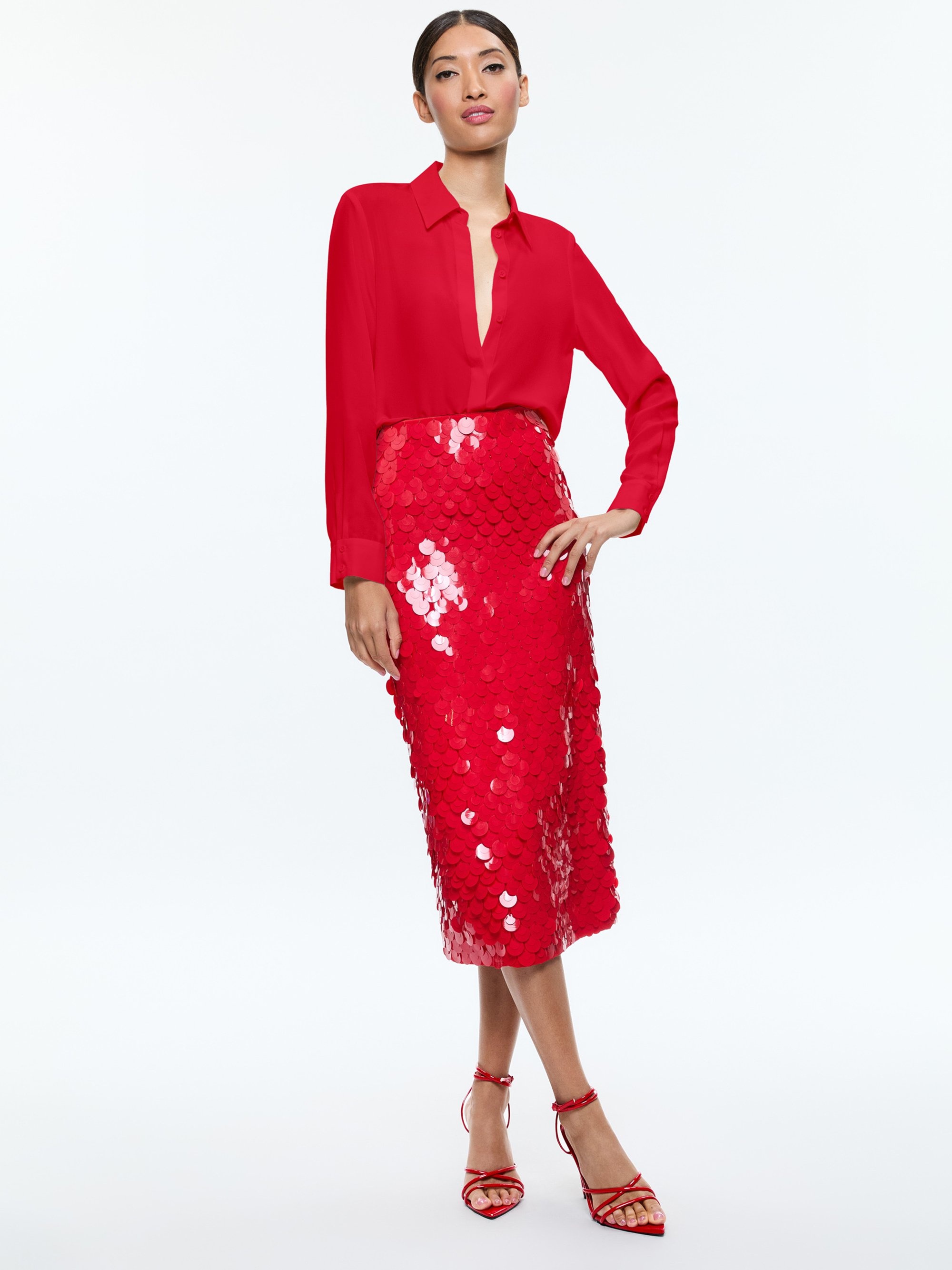 FIFI EMBELLISHED MIDI SKIRT - 6