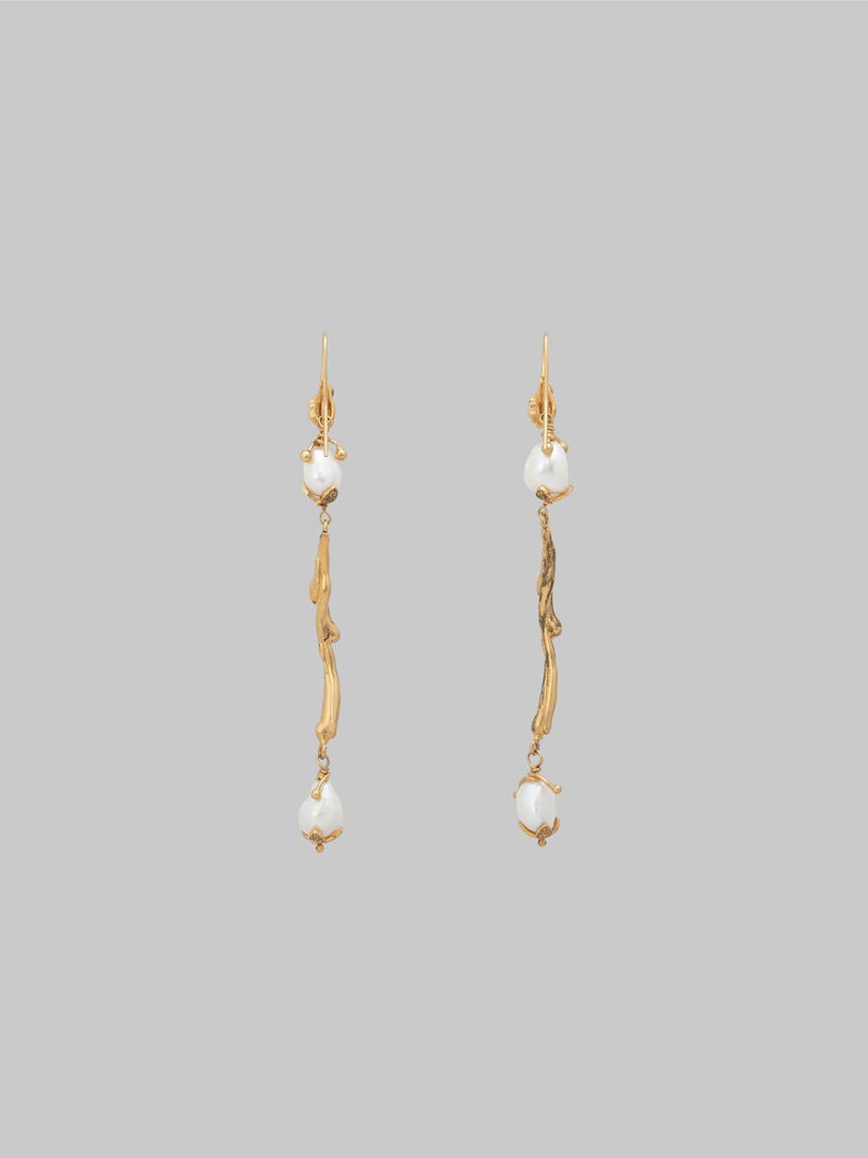 골드 DANGLE EARRINGS 와 리버 3