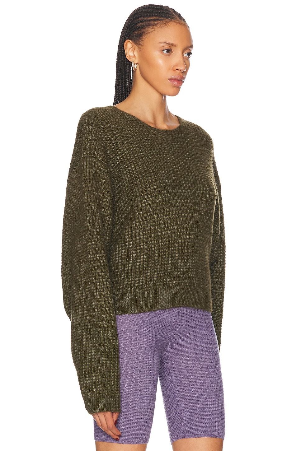 Cropped Crewneck Sweatshirt - 2