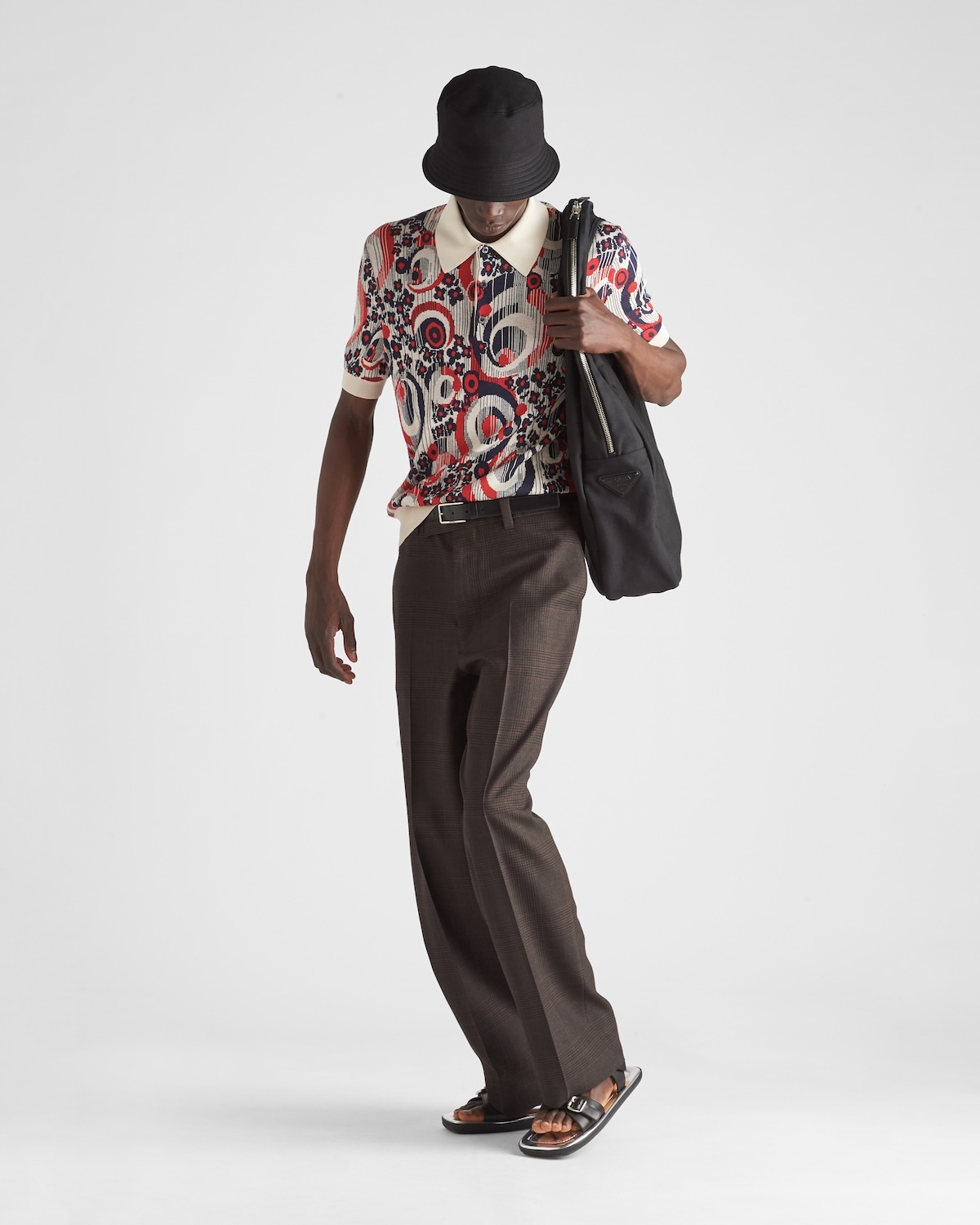 Cotton and silk polo shirt - 2