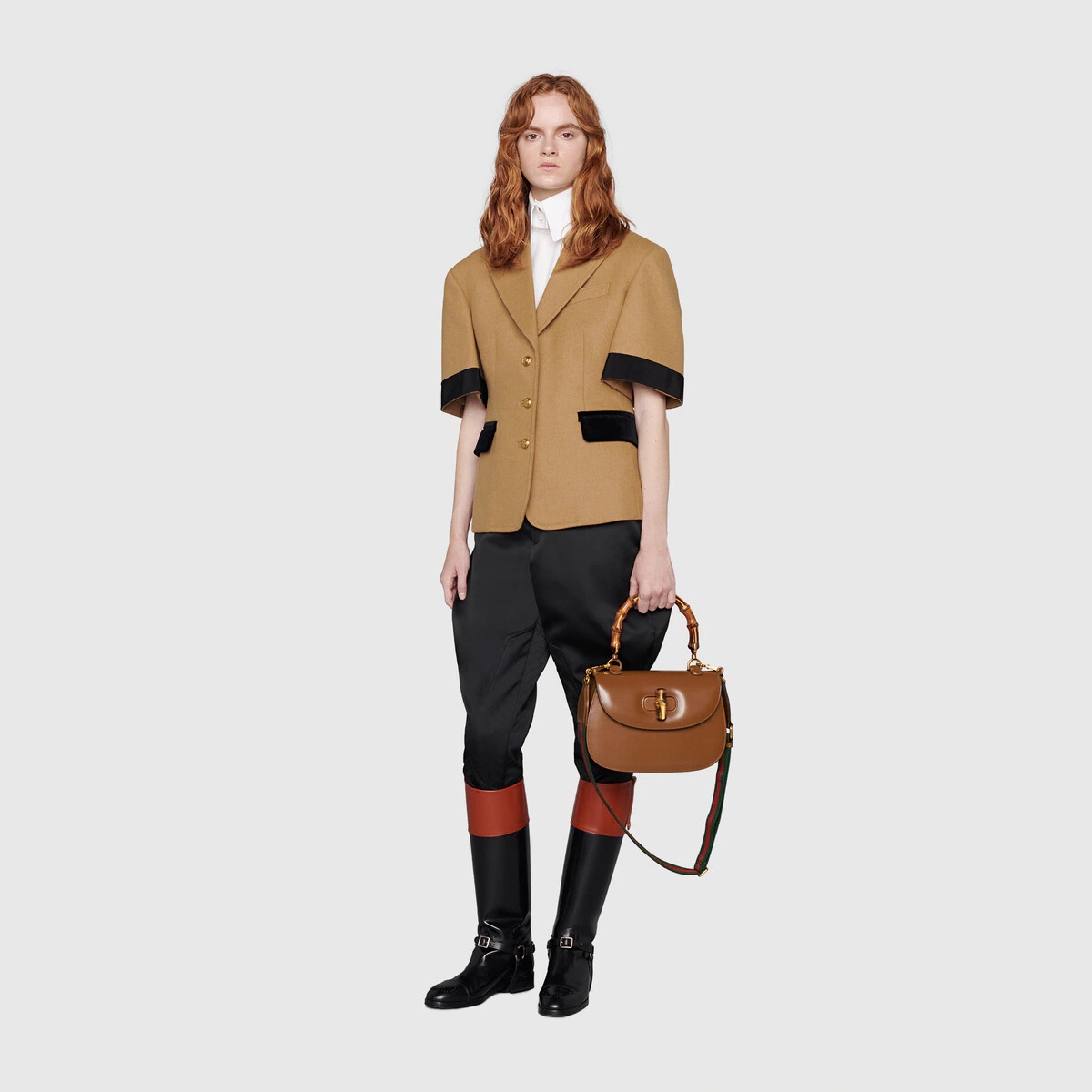 Gucci Bamboo 1947 medium top handle bag - 5