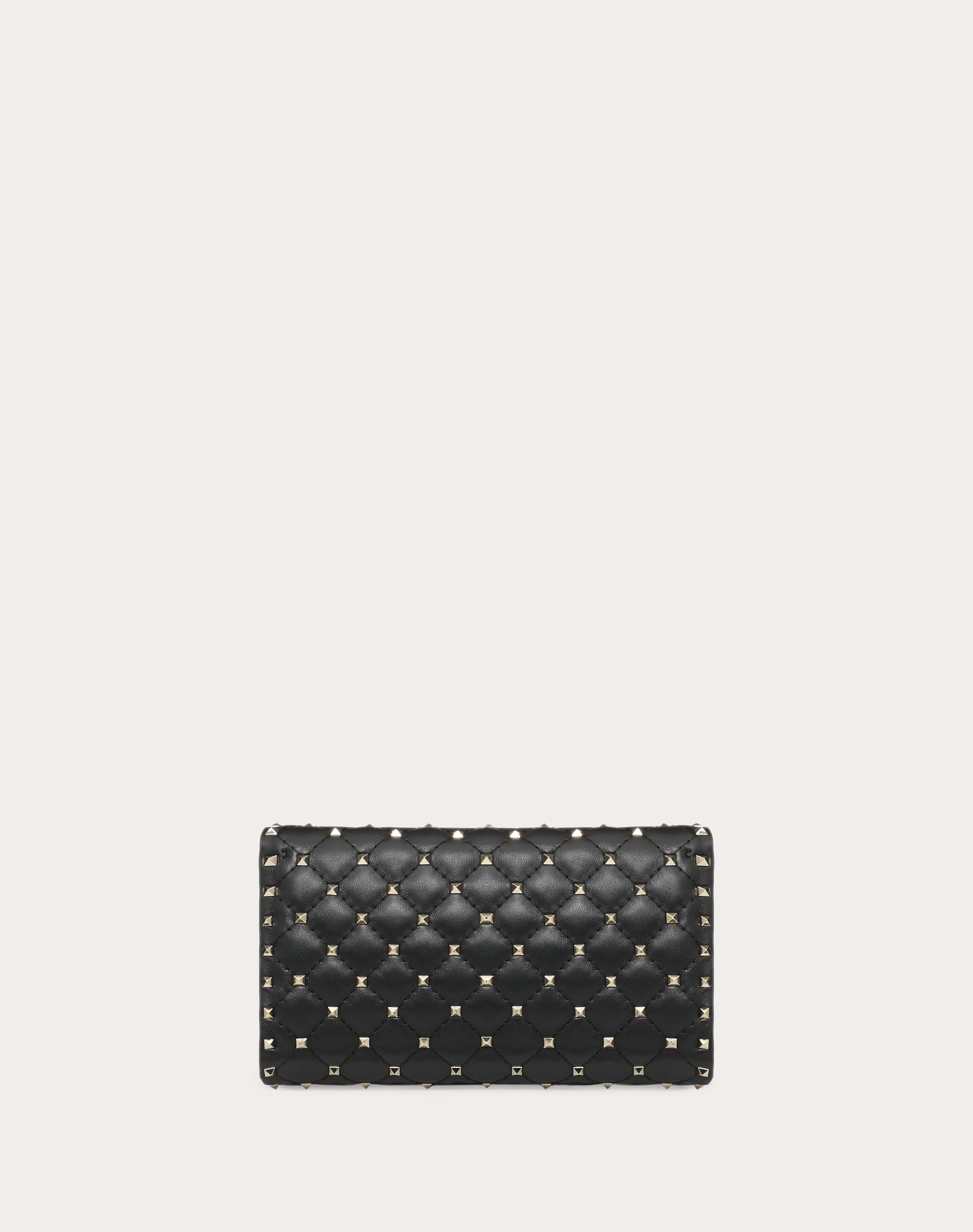 ROCKSTUD SPIKE NAPPA LEATHER CROSSBODY CLUTCH BAG - 3