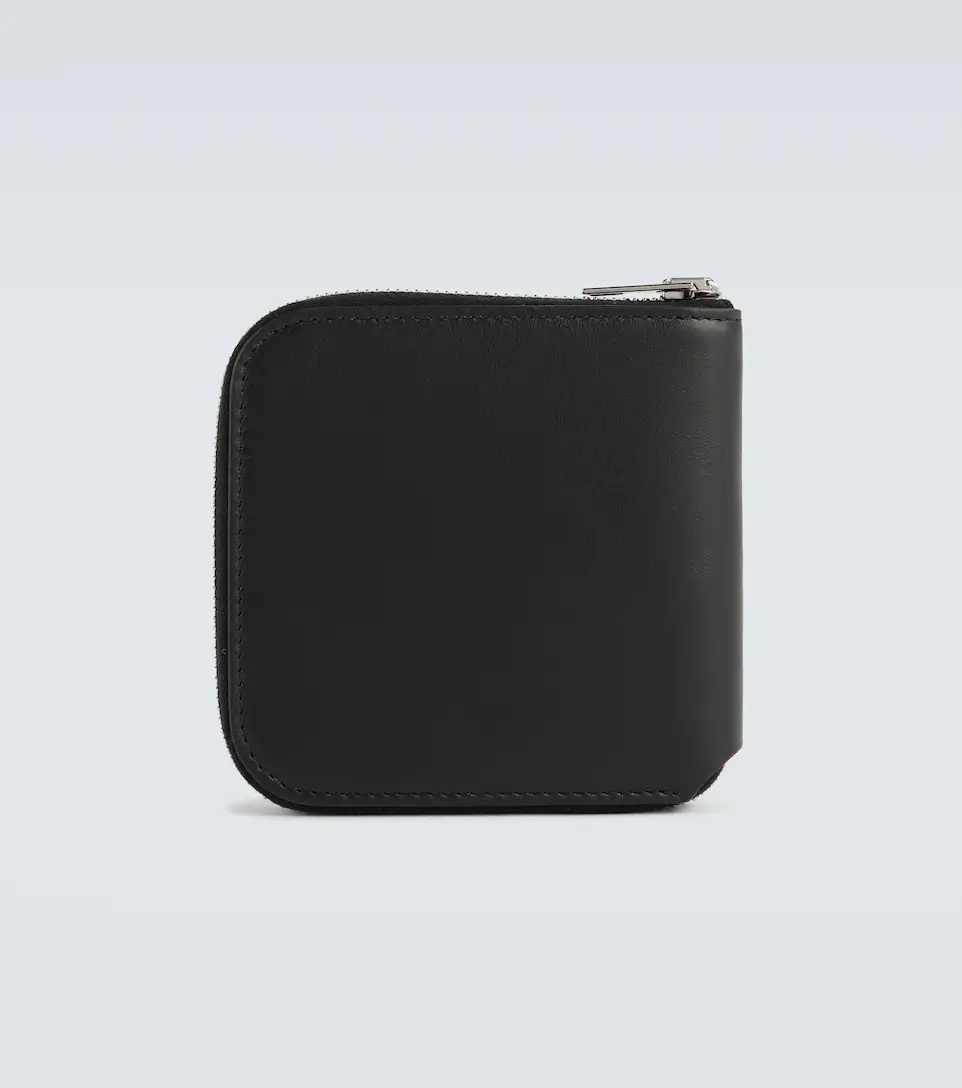 Zipped leather wallet - 3