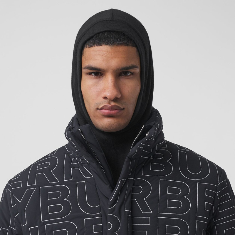 Logo Graphic Cotton Jersey Hood 5