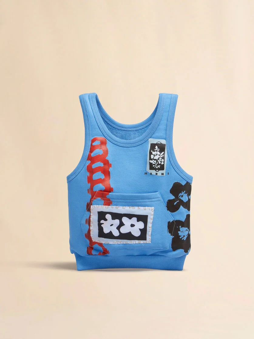 BLUE SWEATSHIRT BAG - 1