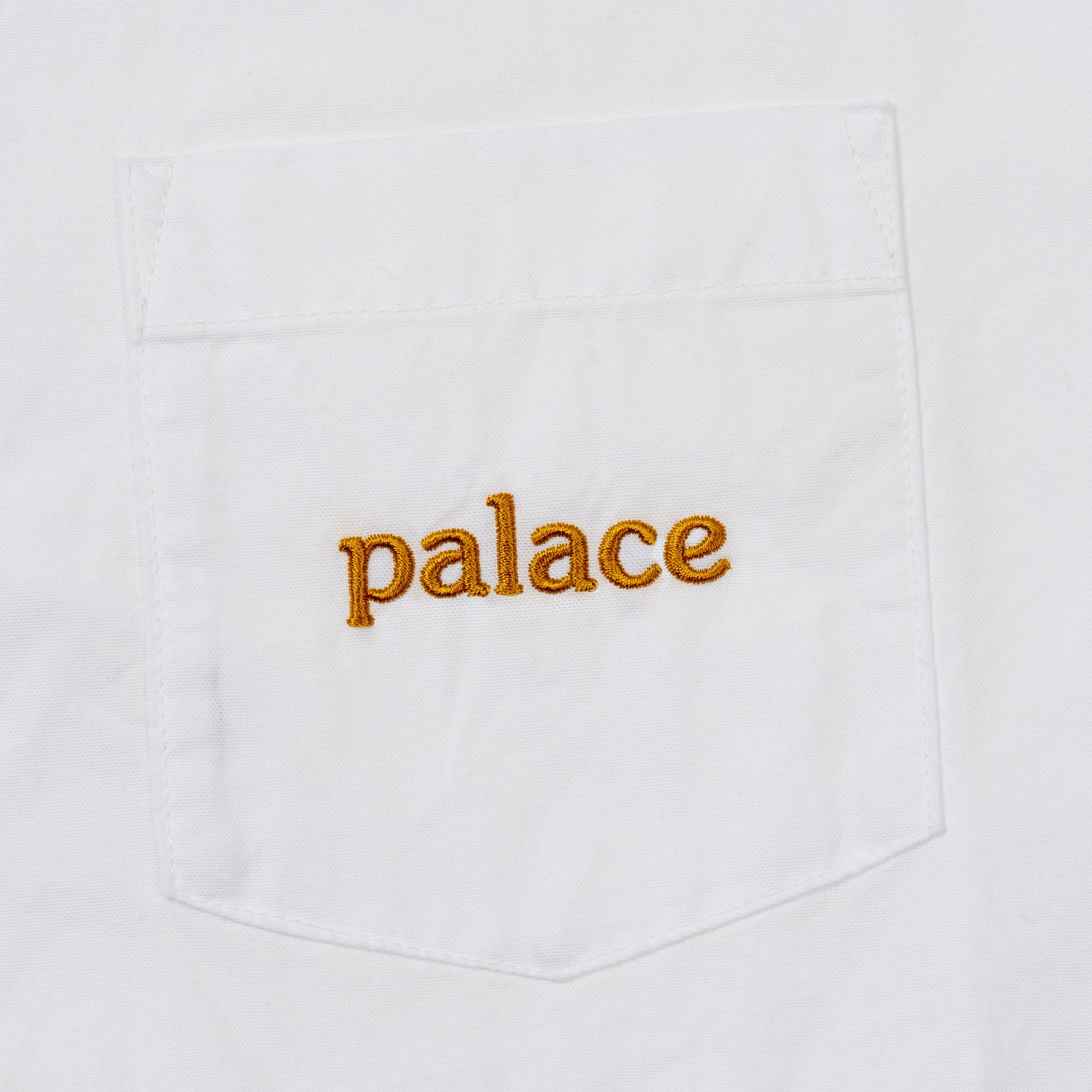 PALACE OXFORD SHIRT SOFT WHITE - 3