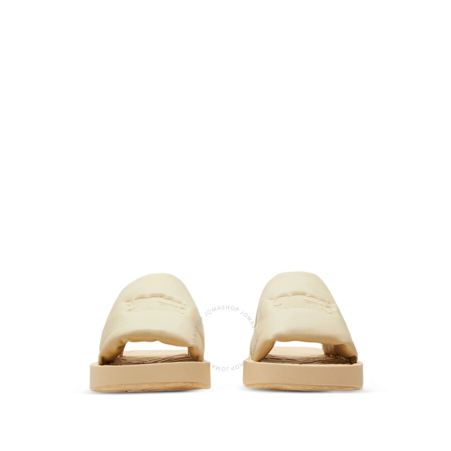 Burberry EKD Slab Leather Slides - 2