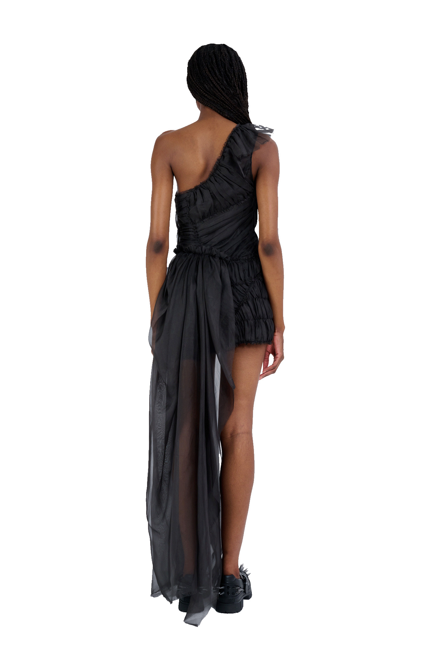CHARCOAL JAZZELLE GOWN - 8