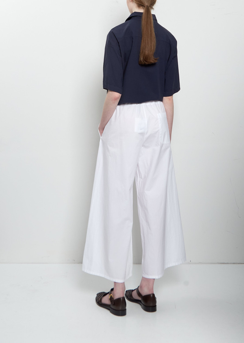 LABO.ART Enne Clara Poplin Pant — White outlook