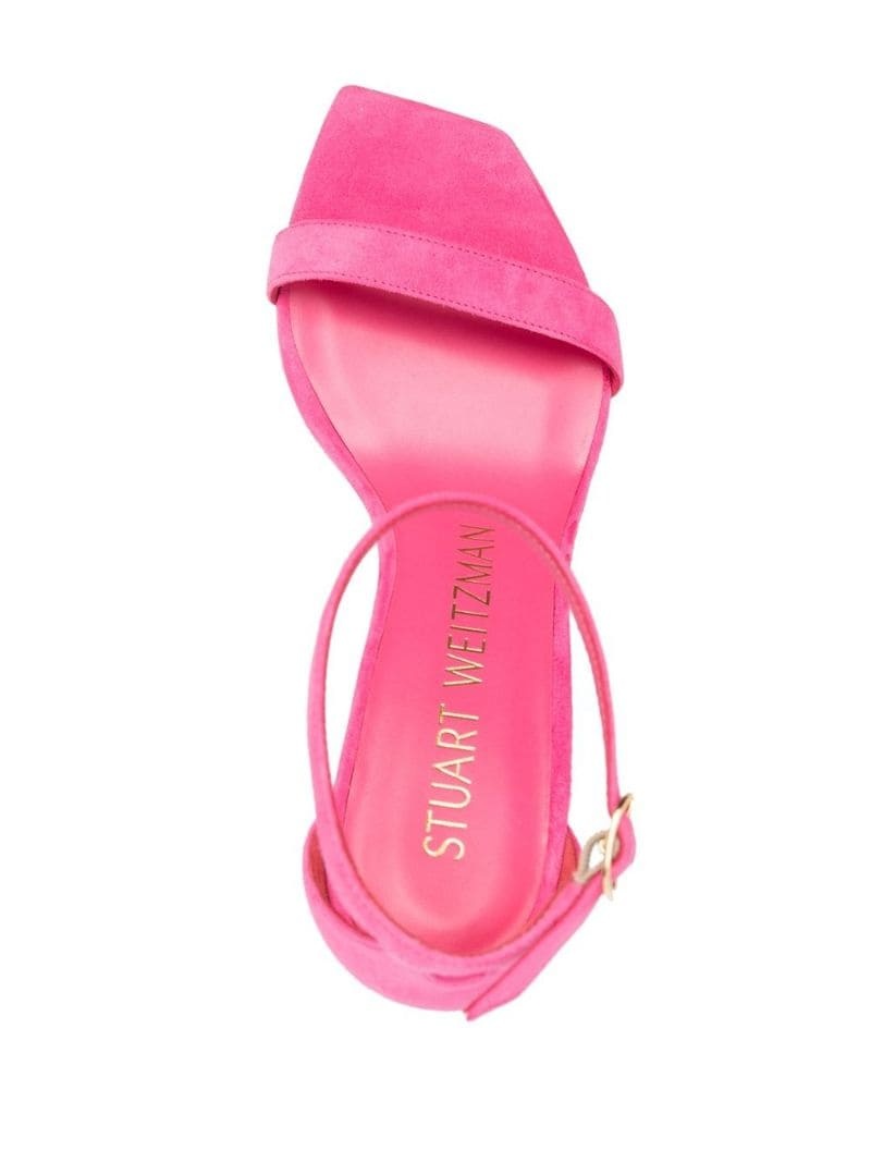 Nudistsong 100mm suede sandals - 4