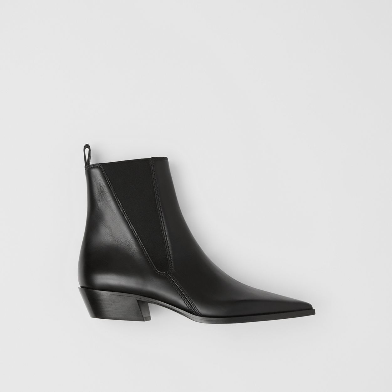 Leather Point-toe Chelsea Boots - 2