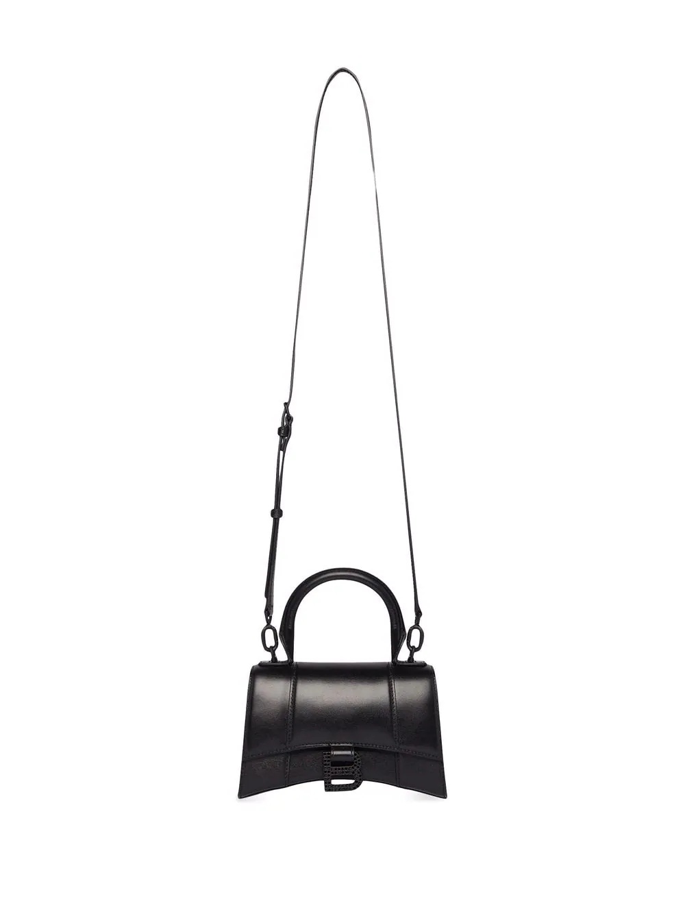 Hourglass logo shoulder bag - 5