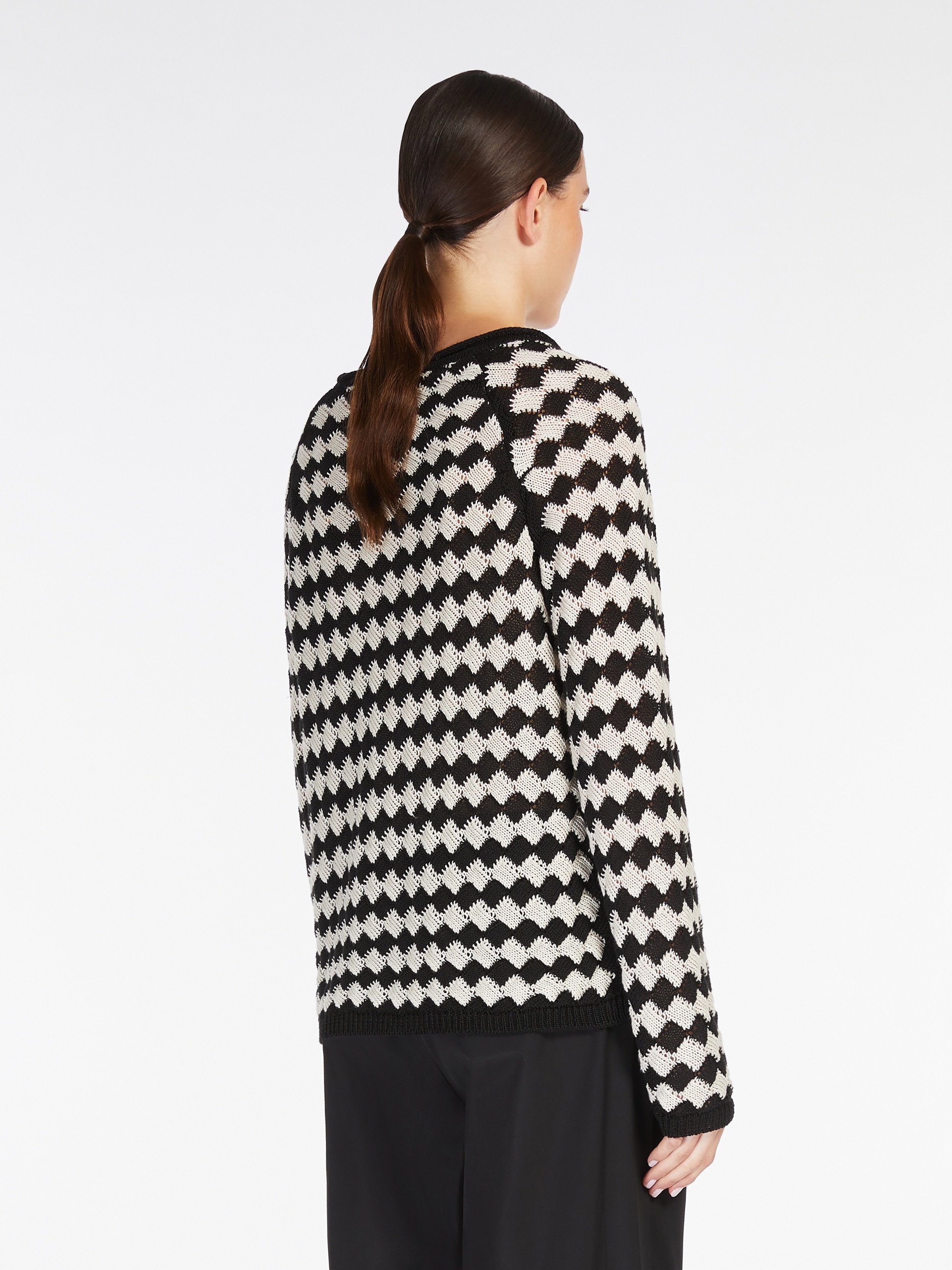 POMPEO Linen yarn sweater - 4