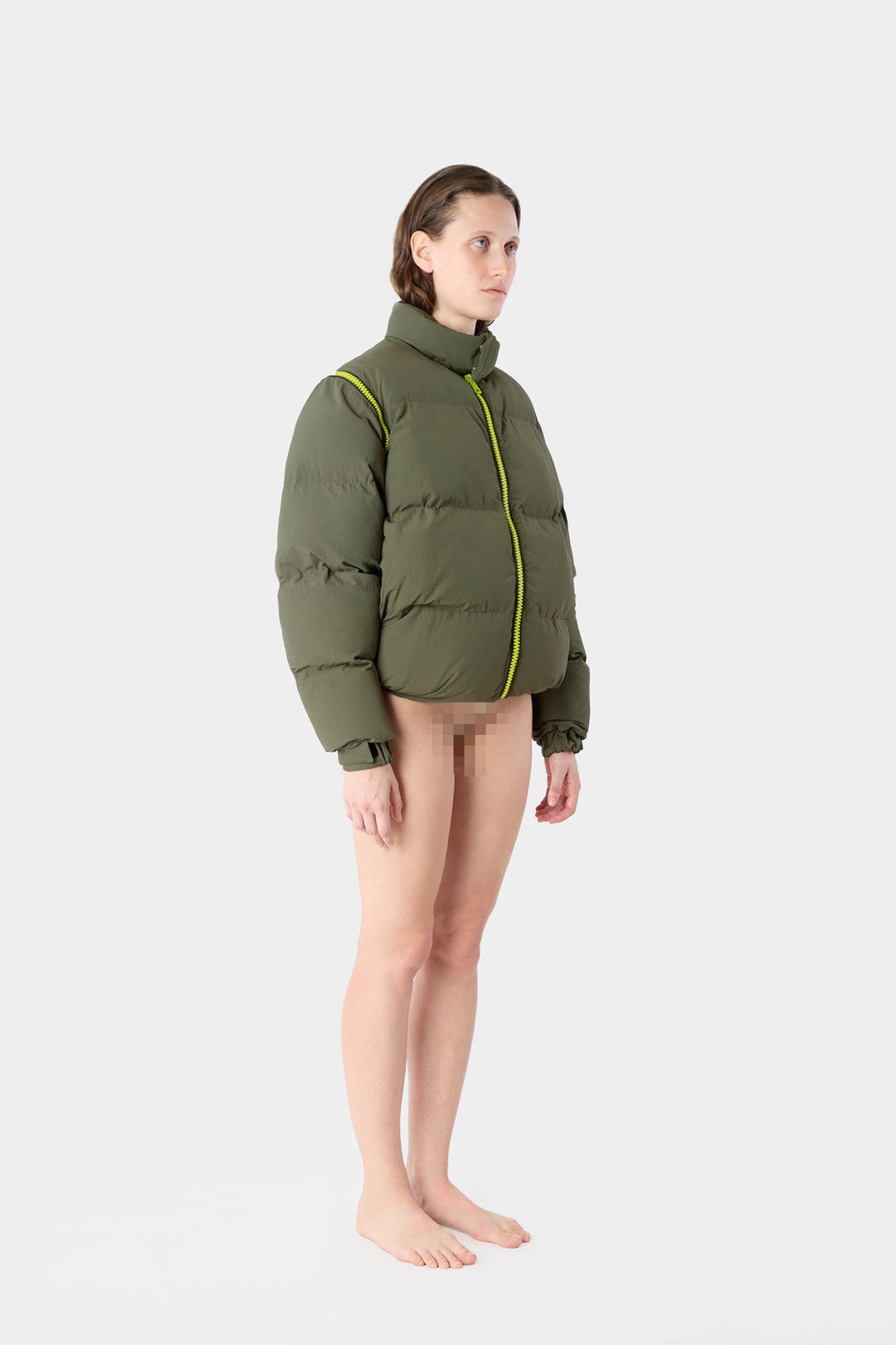 DOWN JACKET / military green - 4