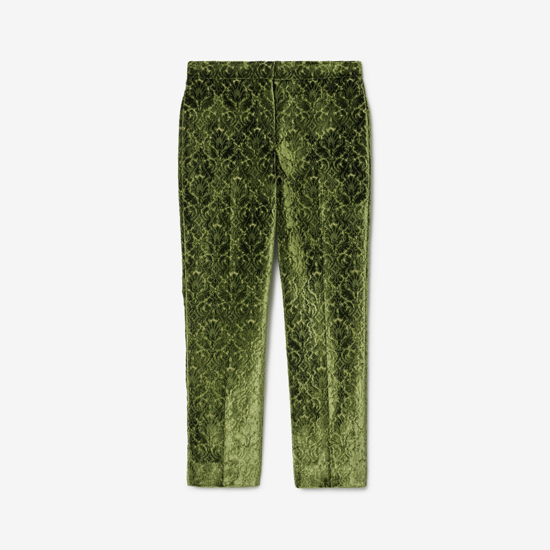 Baroque Velvet Tailored Trousers 1