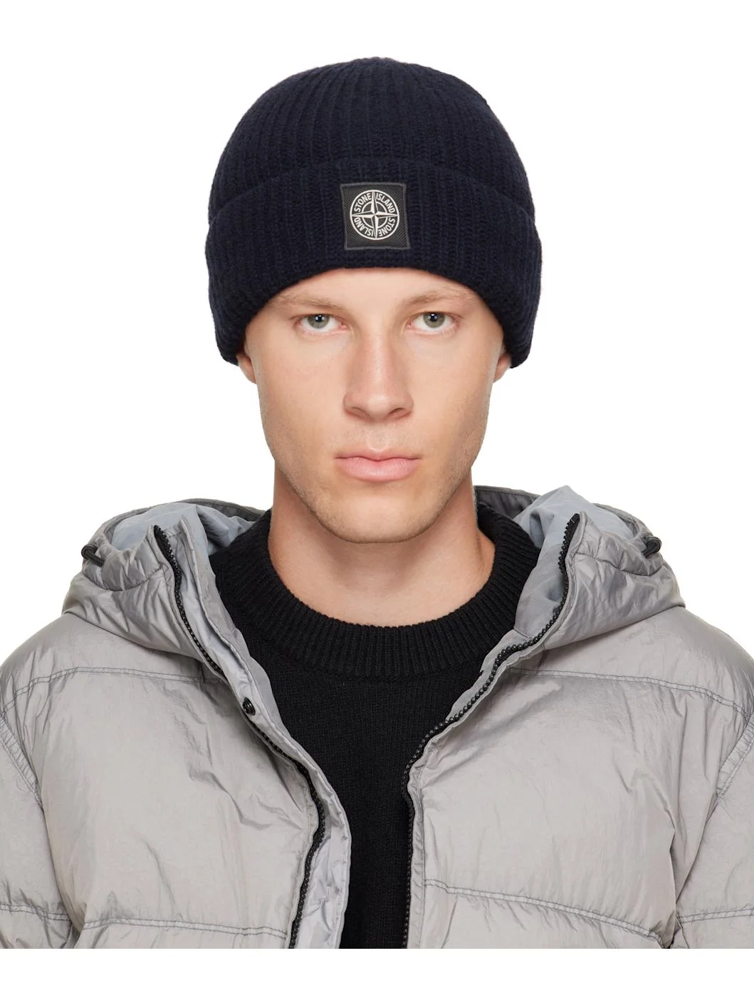 Navy N100012 Light RWS Geelong Wool Beanie - 1
