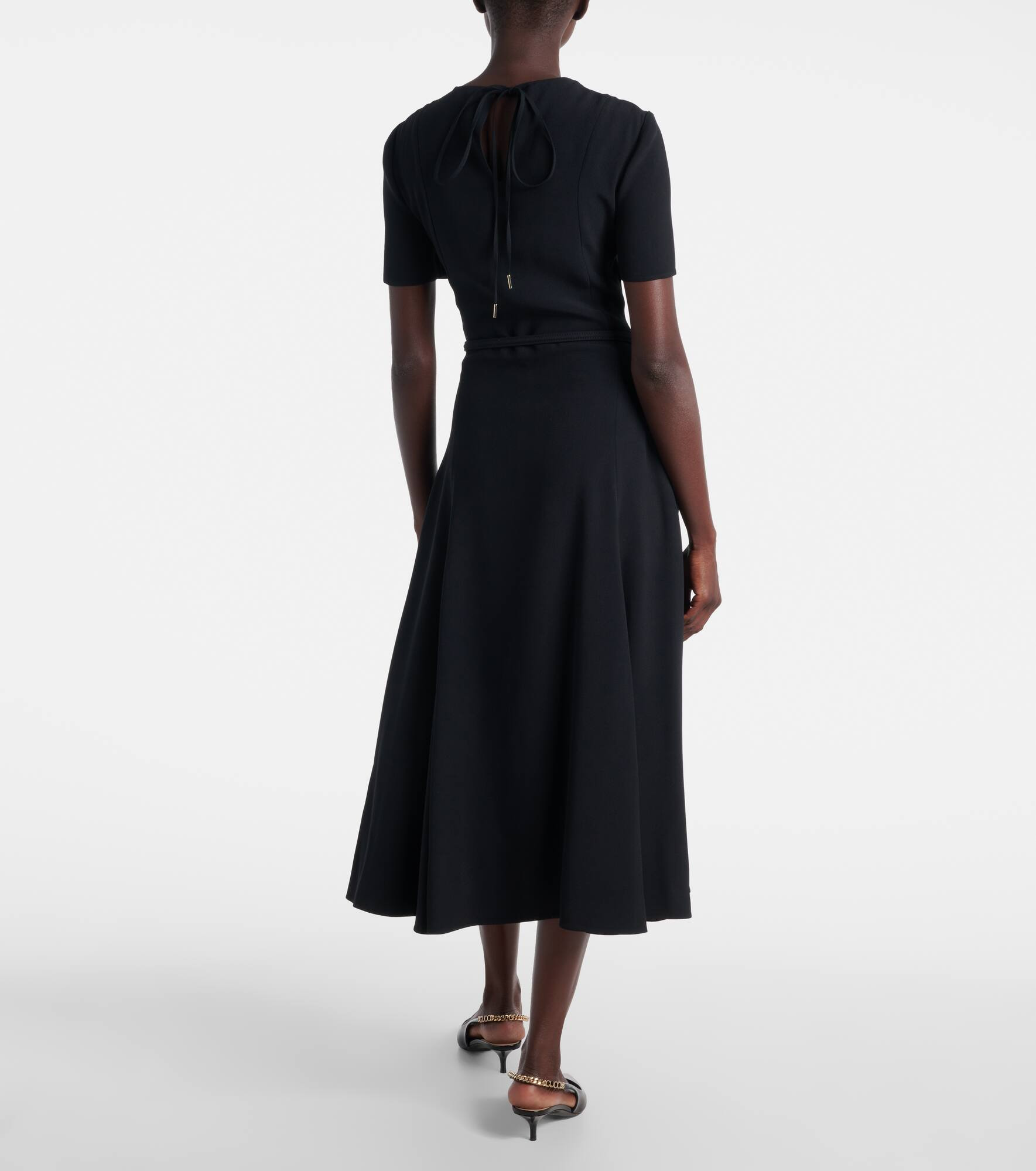 Double G belted midi dress - 3