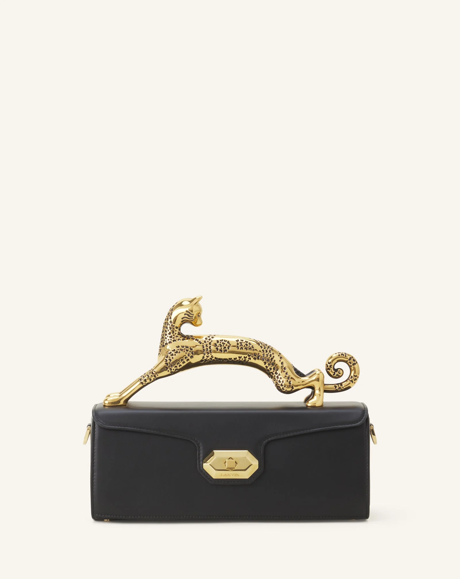 PENCIL CAT BAG IN LEATHER - 1