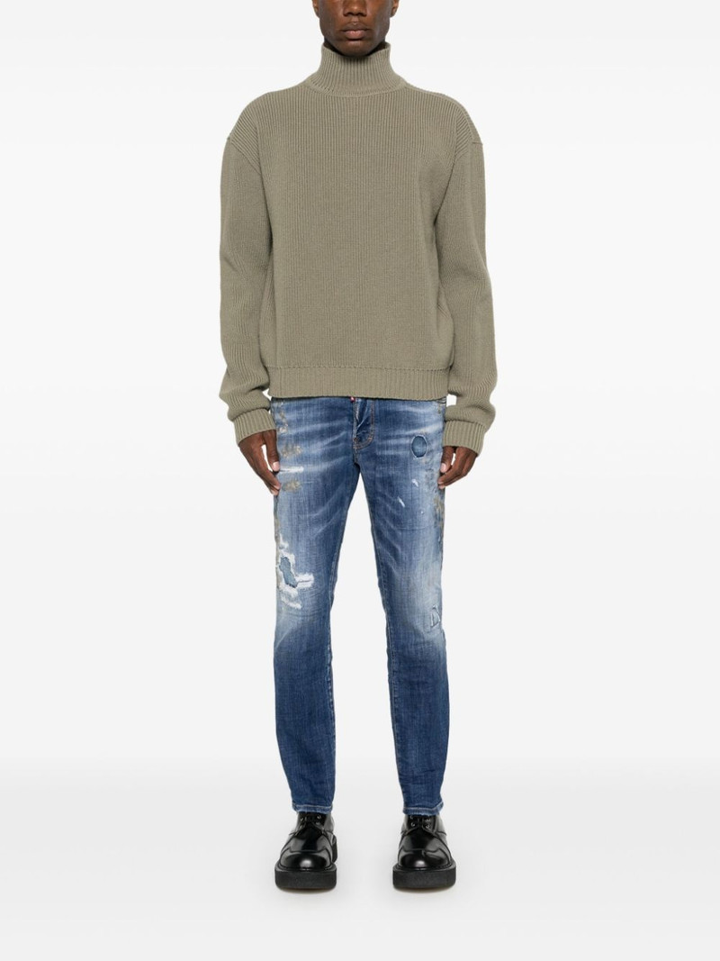 DSQUARED2 Skater distressed ripped skinny jeans outlook