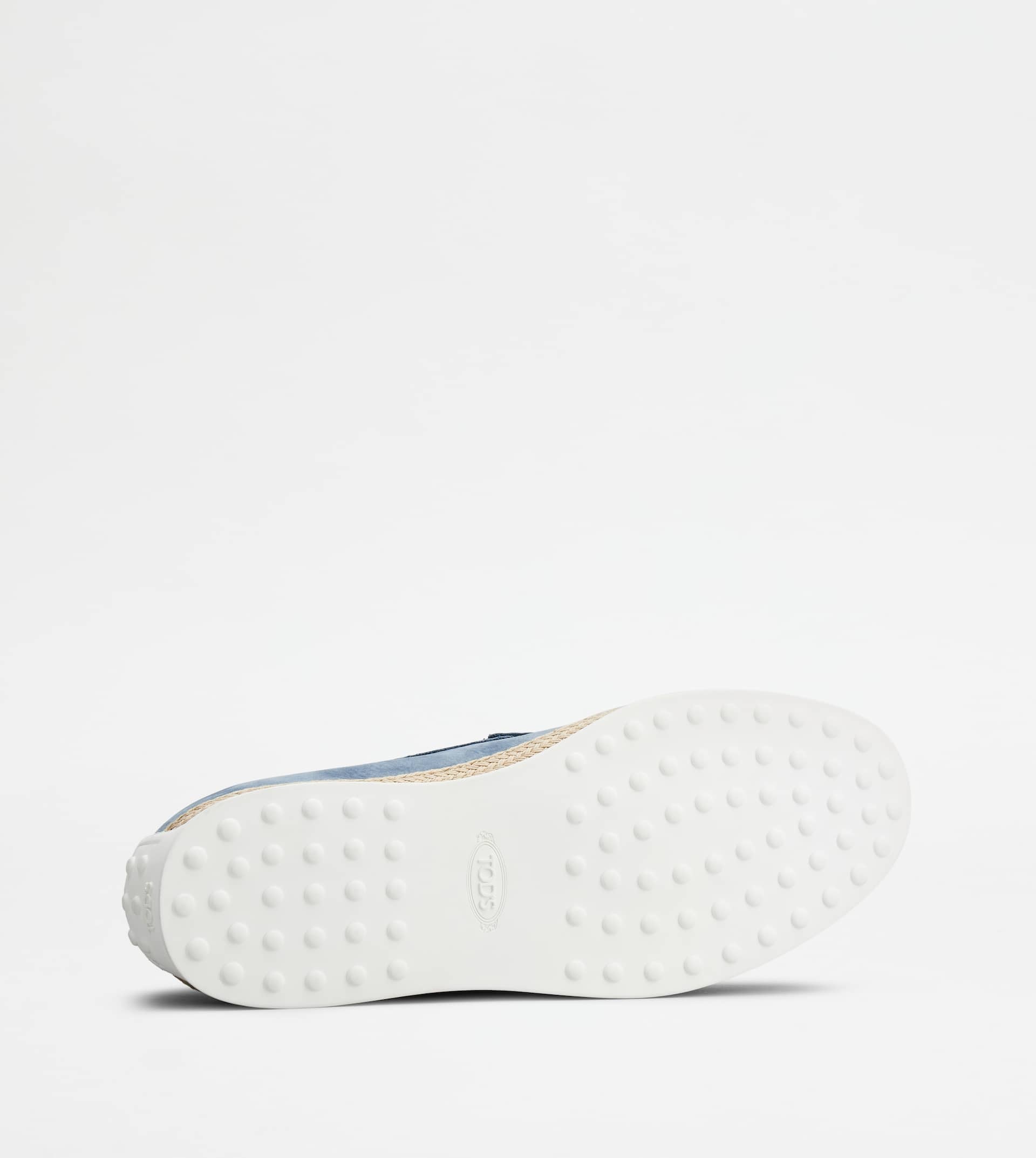 SLIP-ONS IN NUBUCK - LIGHT BLUE - 4