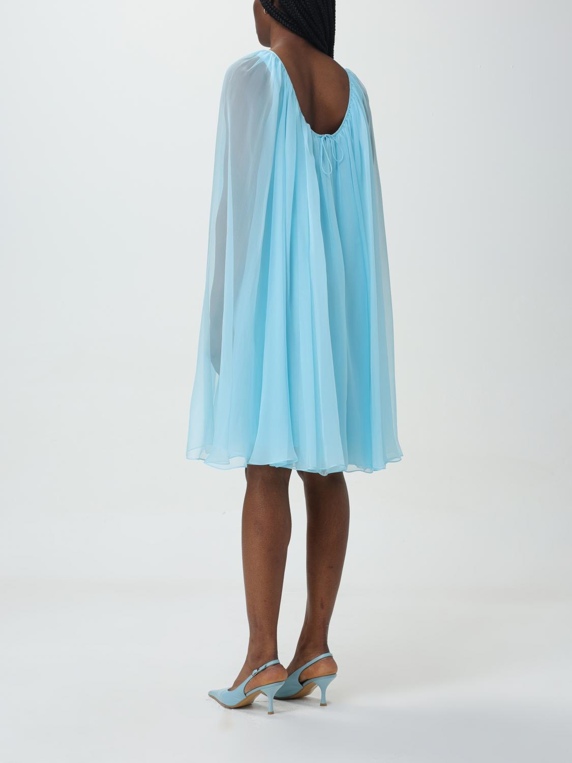 Max Mara Dress Woman Sky - 2