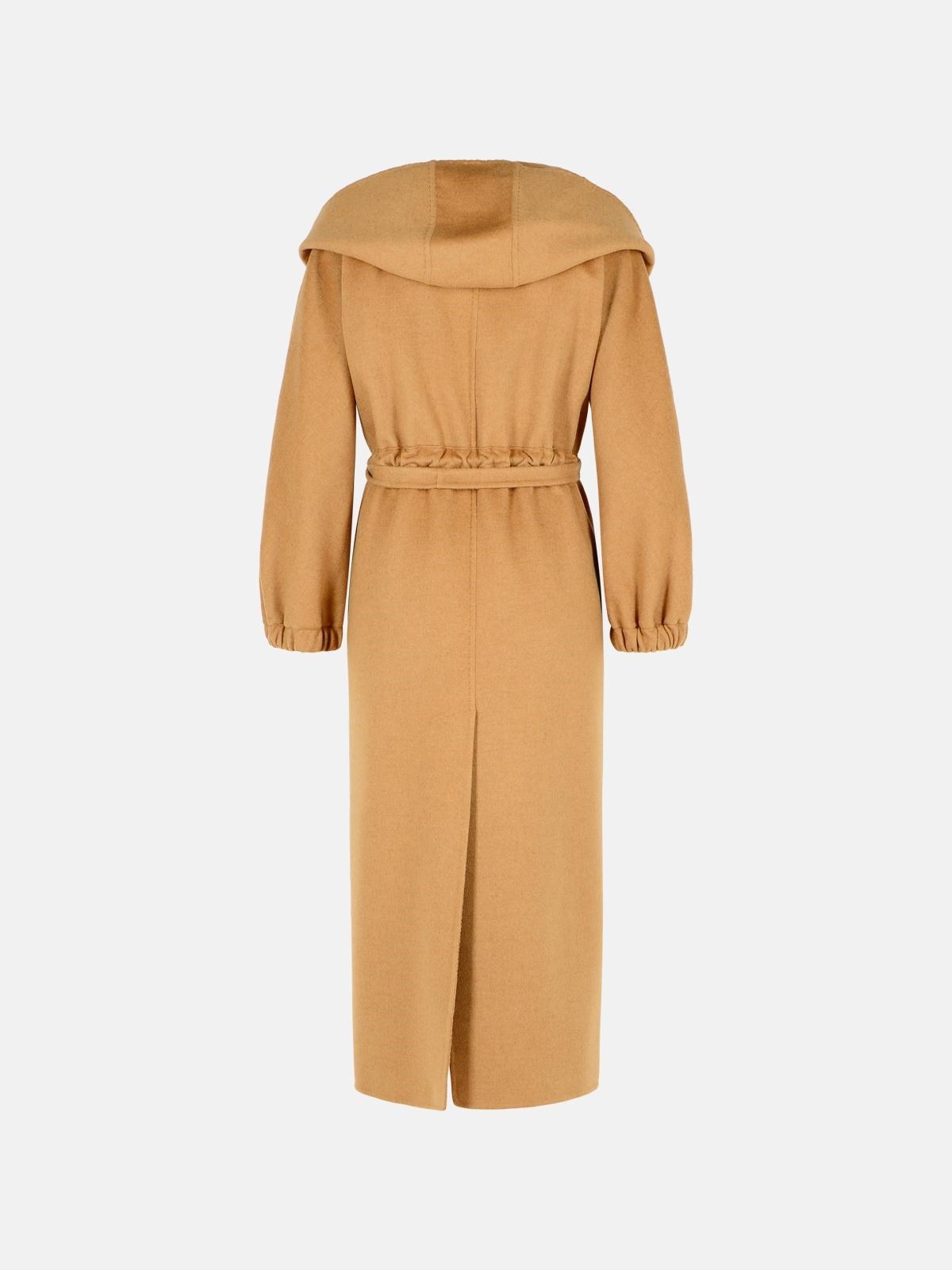 'NATALIN' BEIGE CAMEL COAT - 3